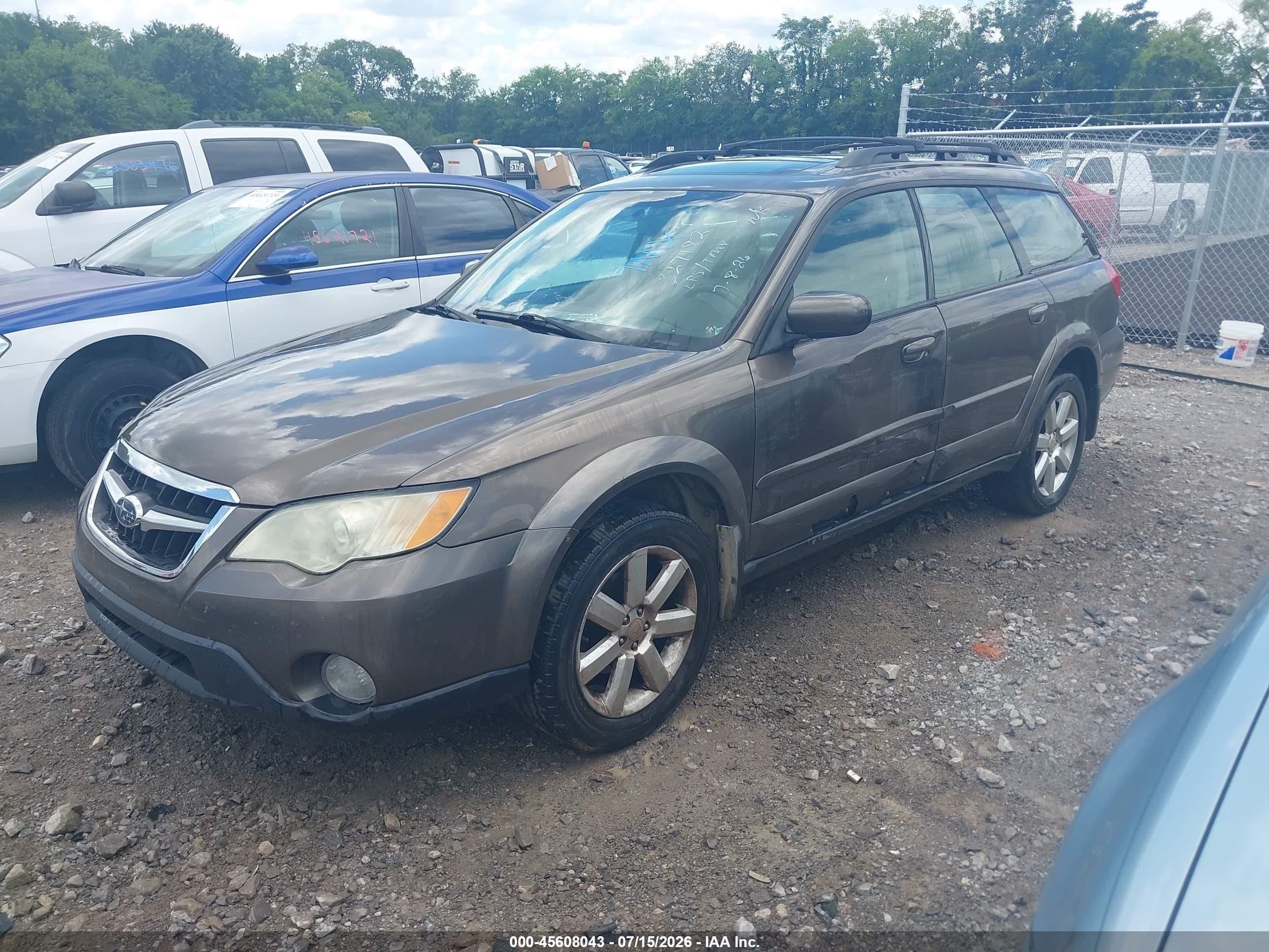 2008 Subaru Outback (natl)   Brown vin: 4S4BP62C587327782