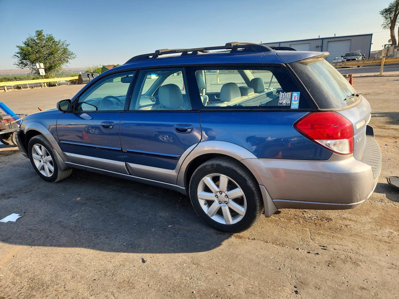 2008 Subaru Outback 2.5i Limited Blue vin: 4S4BP62C587352049