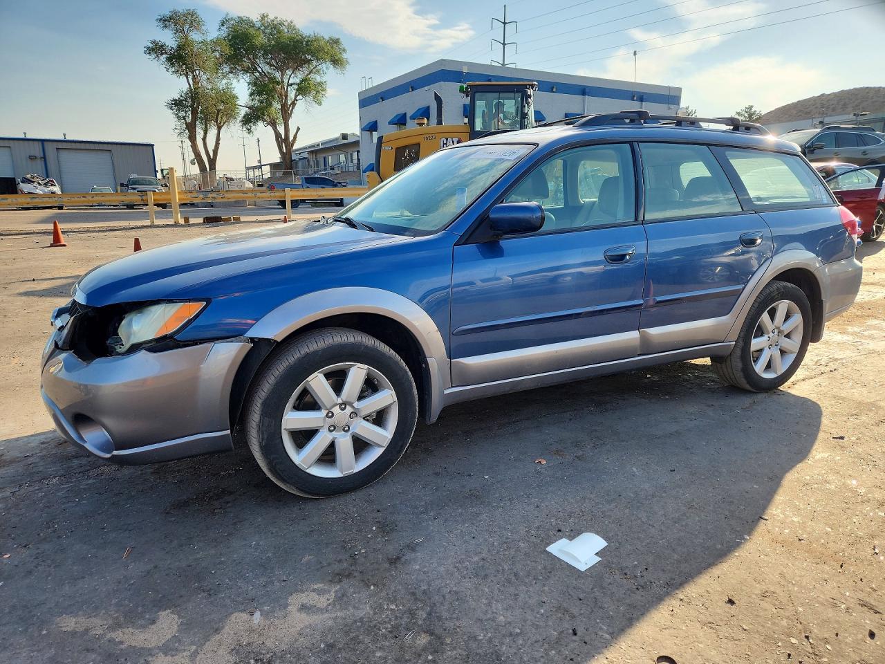 2008 Subaru Outback 2.5i Limited Blue vin: 4S4BP62C587352049
