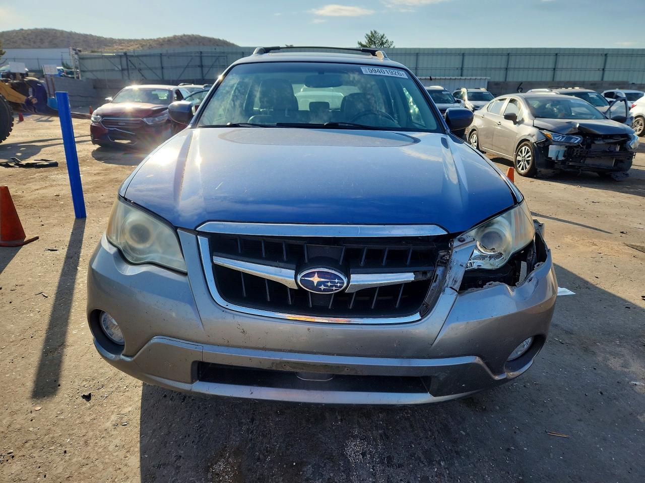 2008 Subaru Outback 2.5i Limited Blue vin: 4S4BP62C587352049
