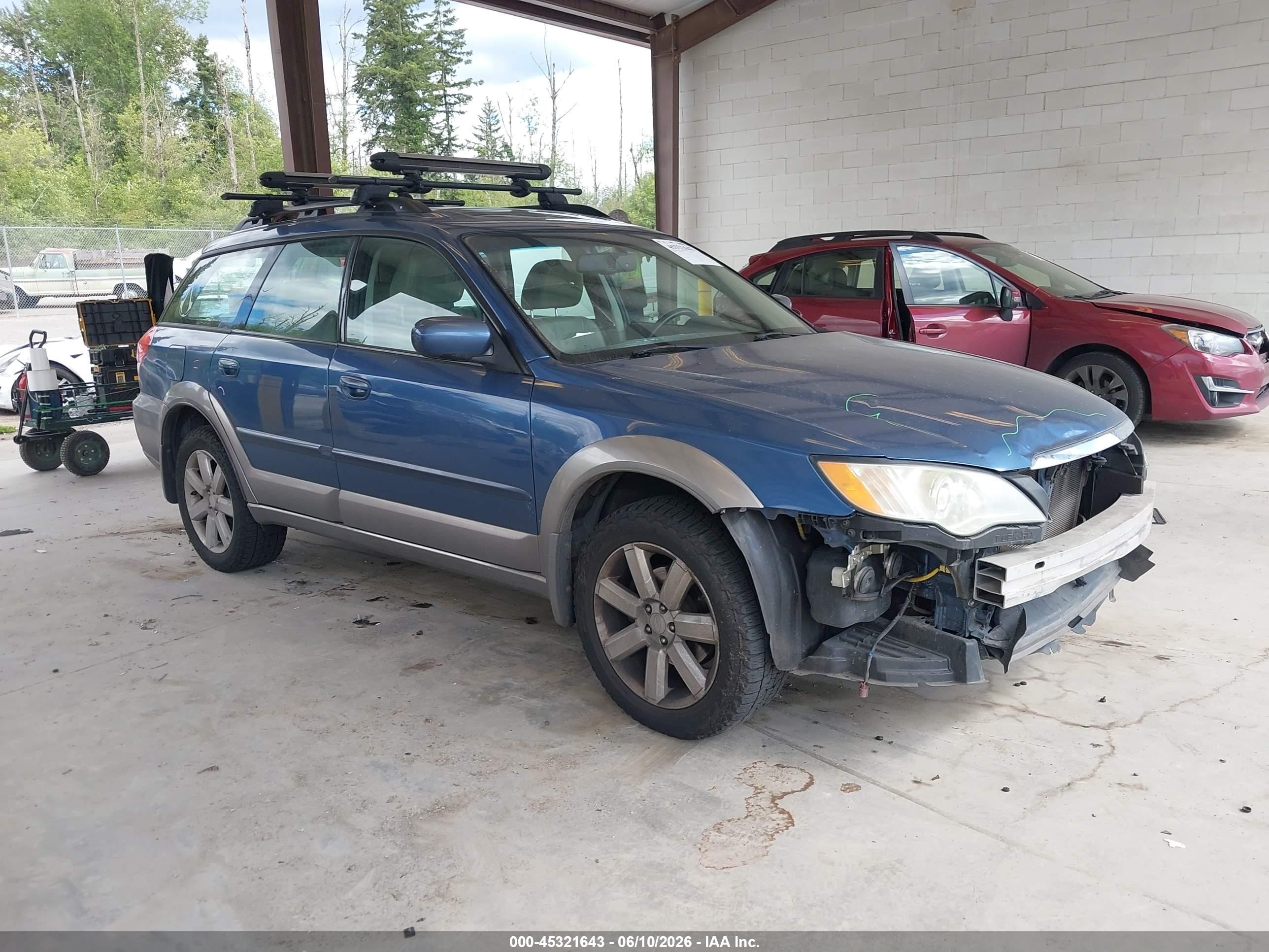 2008 Subaru Outback 2.5i Limited/2.5i Limited L.l. Bean Edition Blue vin: 4S4BP62C587357798