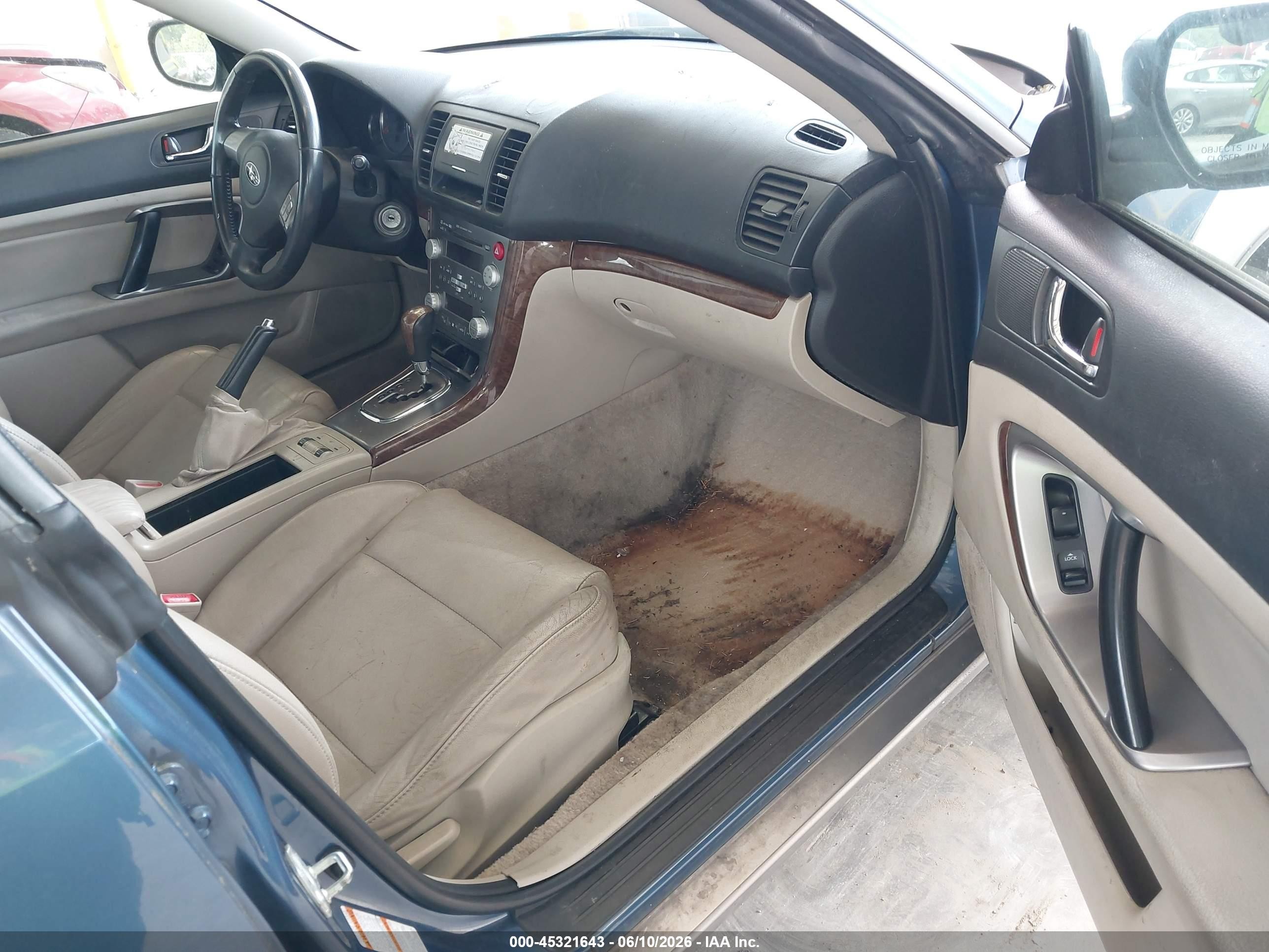2008 Subaru Outback 2.5i Limited/2.5i Limited L.l. Bean Edition Blue vin: 4S4BP62C587357798