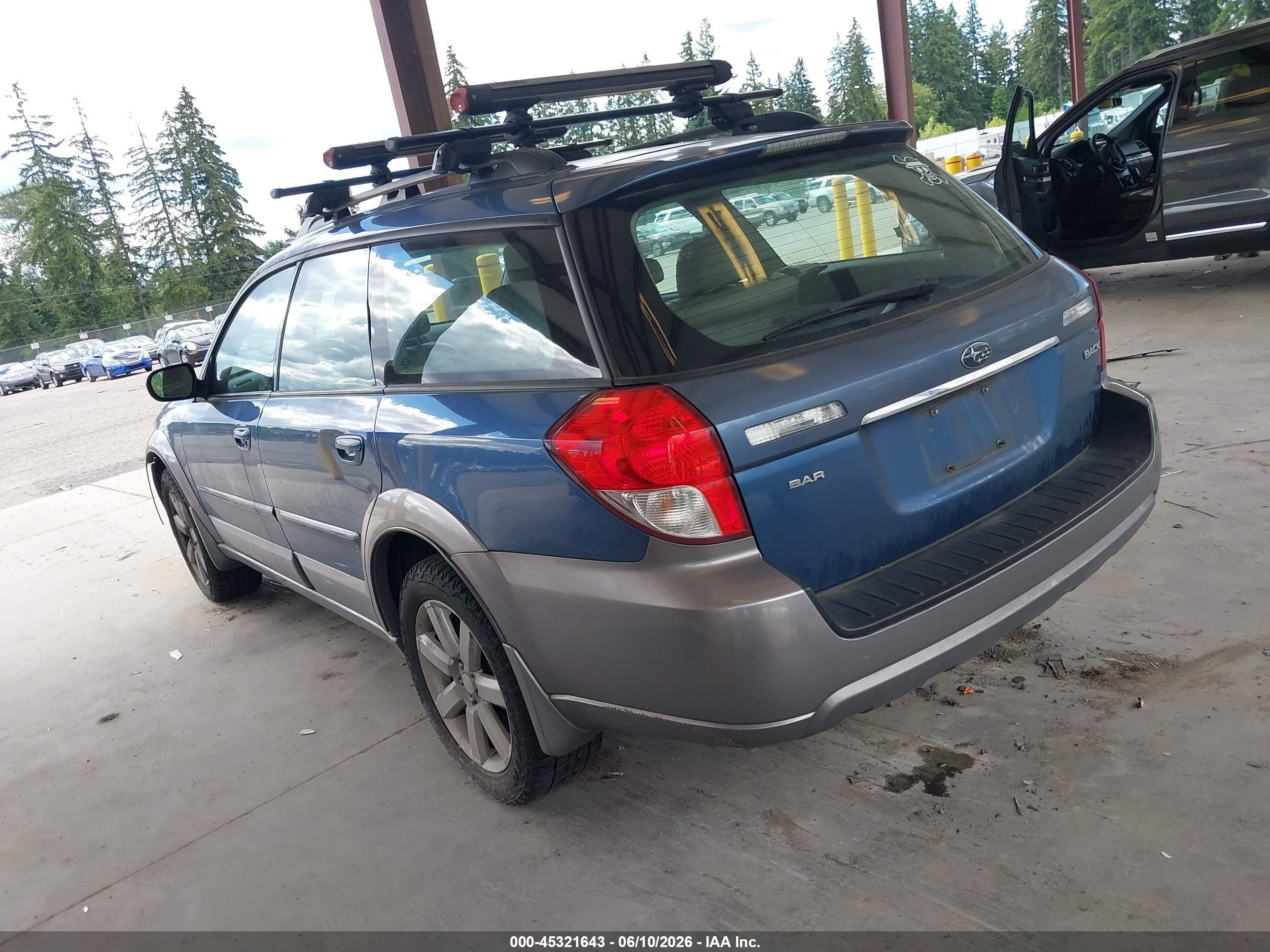 2008 Subaru Outback 2.5i Limited/2.5i Limited L.l. Bean Edition Blue vin: 4S4BP62C587357798