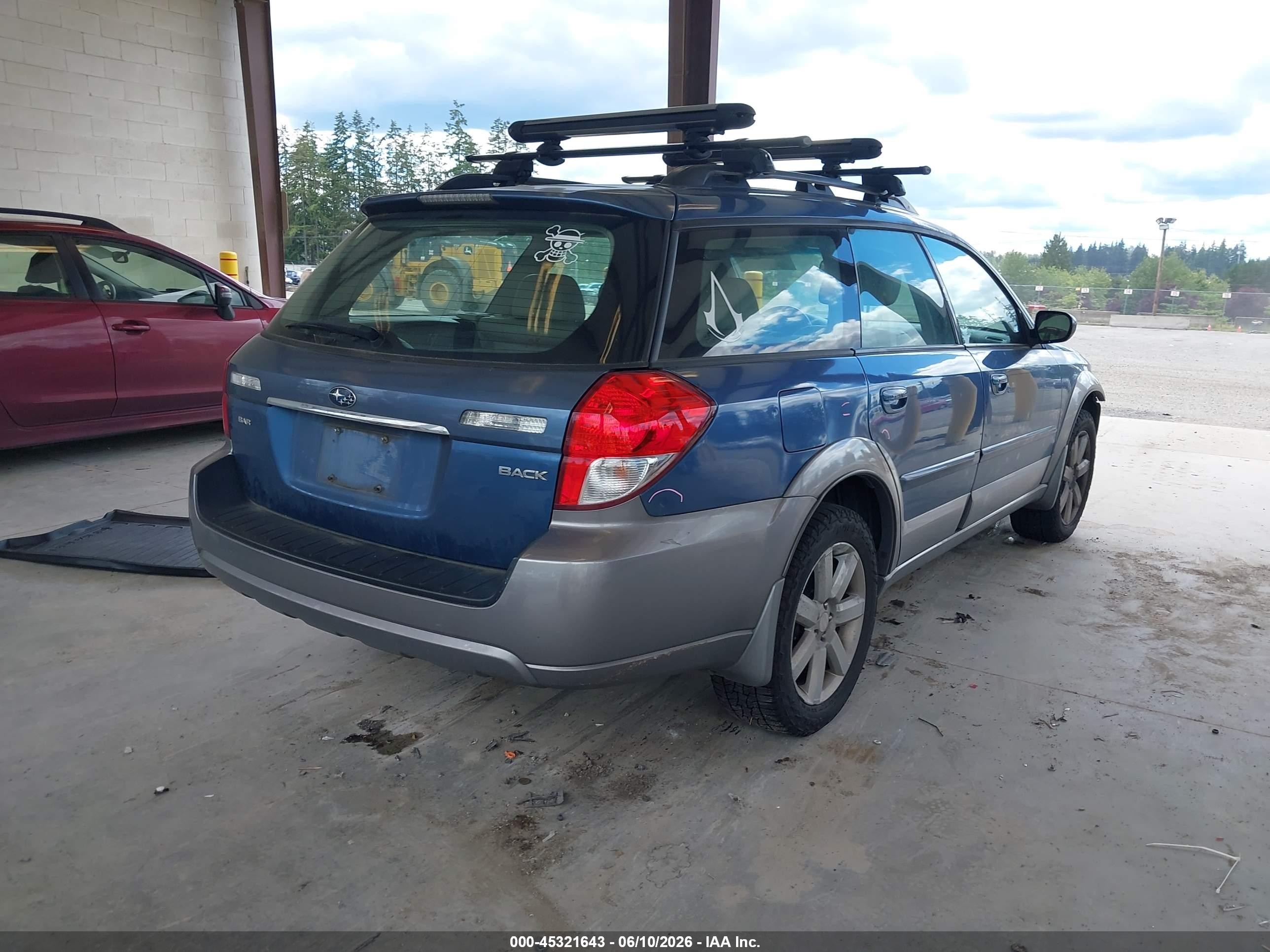 2008 Subaru Outback 2.5i Limited/2.5i Limited L.l. Bean Edition Blue vin: 4S4BP62C587357798