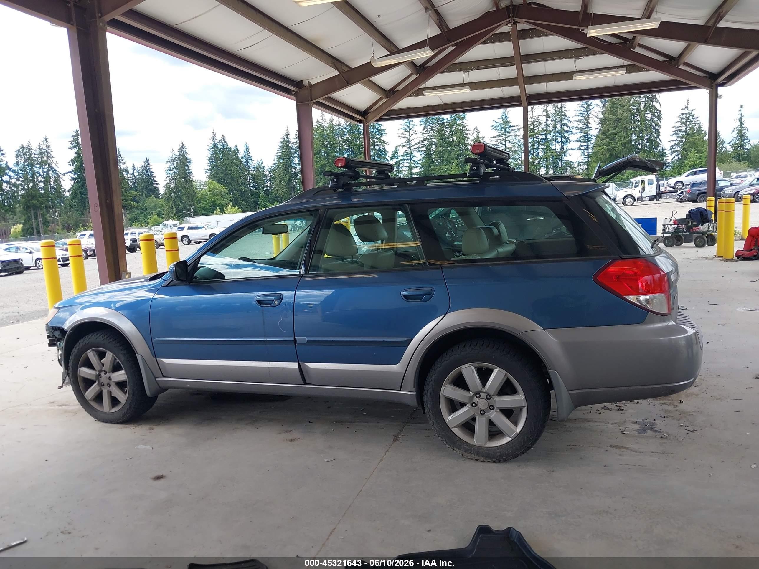 2008 Subaru Outback 2.5i Limited/2.5i Limited L.l. Bean Edition Blue vin: 4S4BP62C587357798
