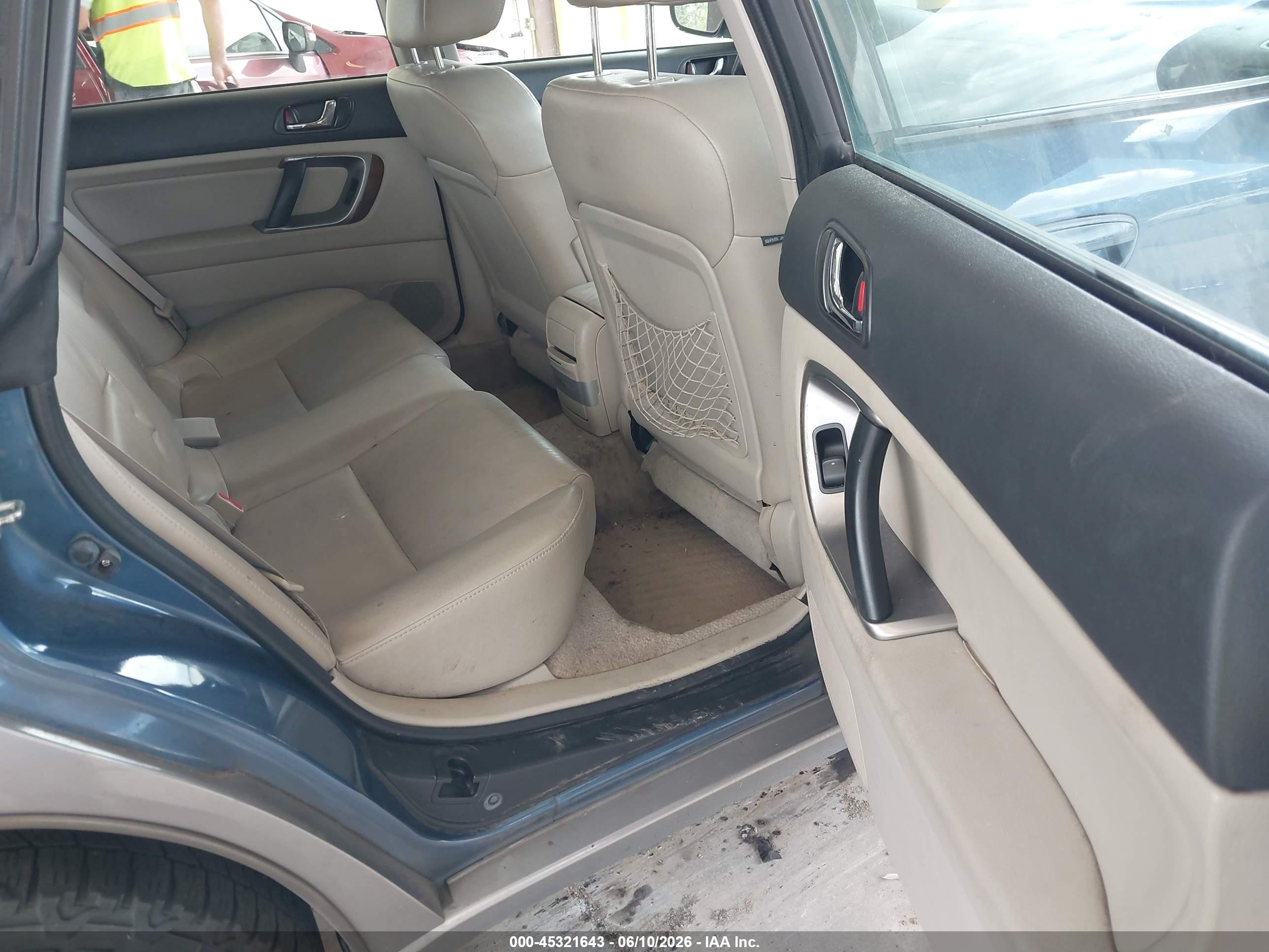 2008 Subaru Outback 2.5i Limited/2.5i Limited L.l. Bean Edition Blue vin: 4S4BP62C587357798