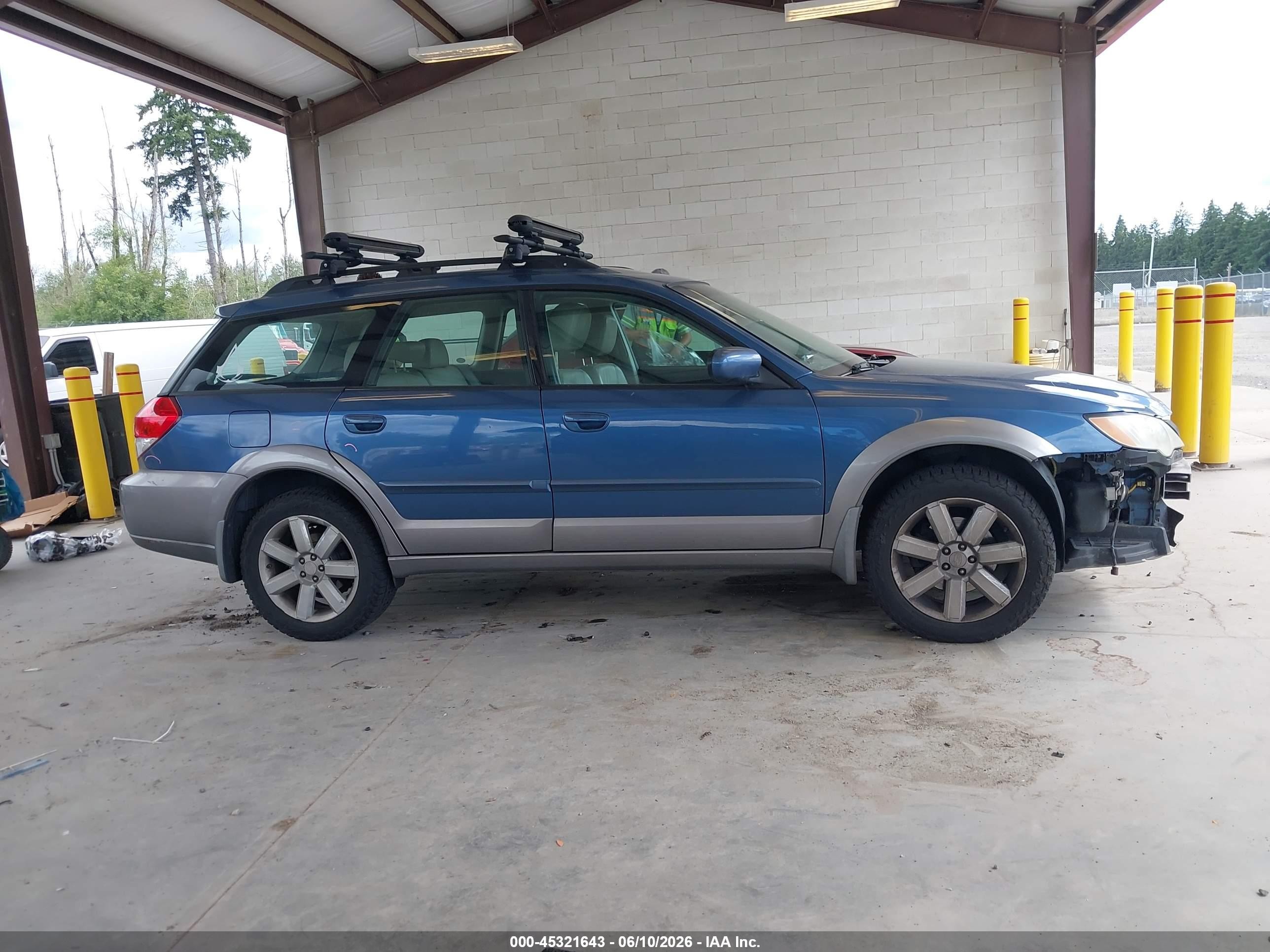 2008 Subaru Outback 2.5i Limited/2.5i Limited L.l. Bean Edition Blue vin: 4S4BP62C587357798