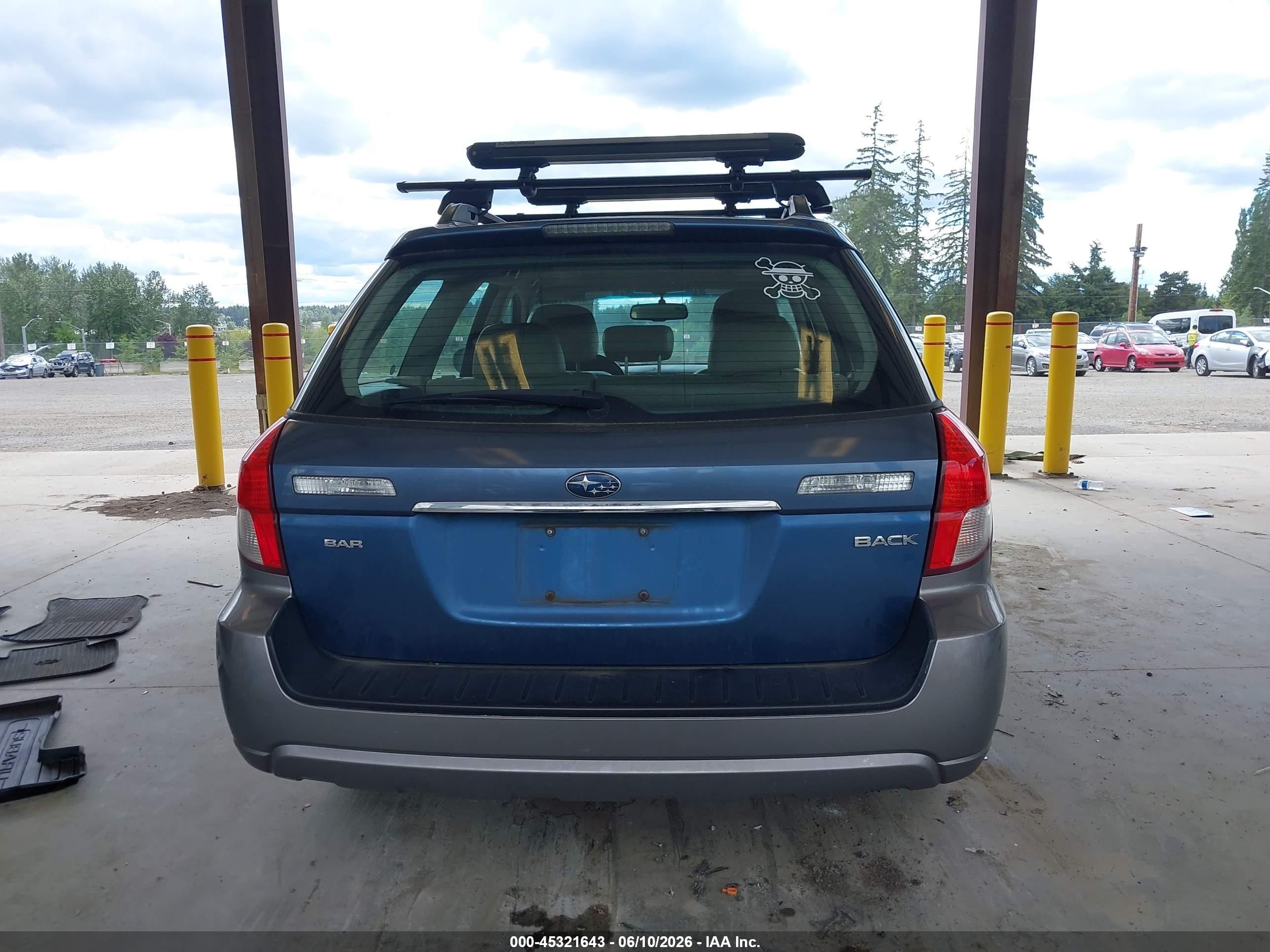 2008 Subaru Outback 2.5i Limited/2.5i Limited L.l. Bean Edition Blue vin: 4S4BP62C587357798