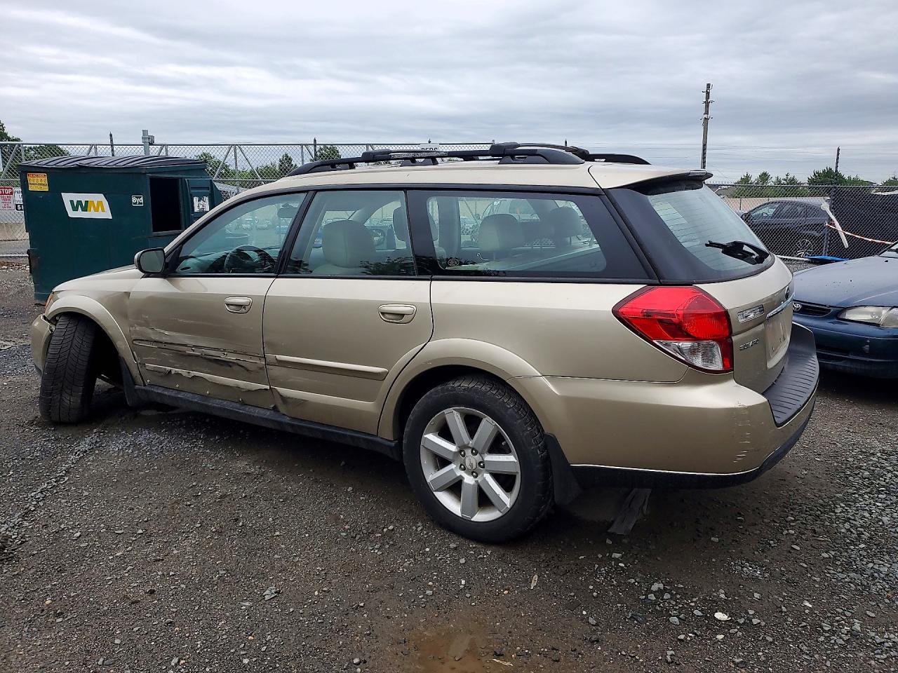 2008 Subaru Outback 2.5i Limited Gold vin: 4S4BP62C587362368