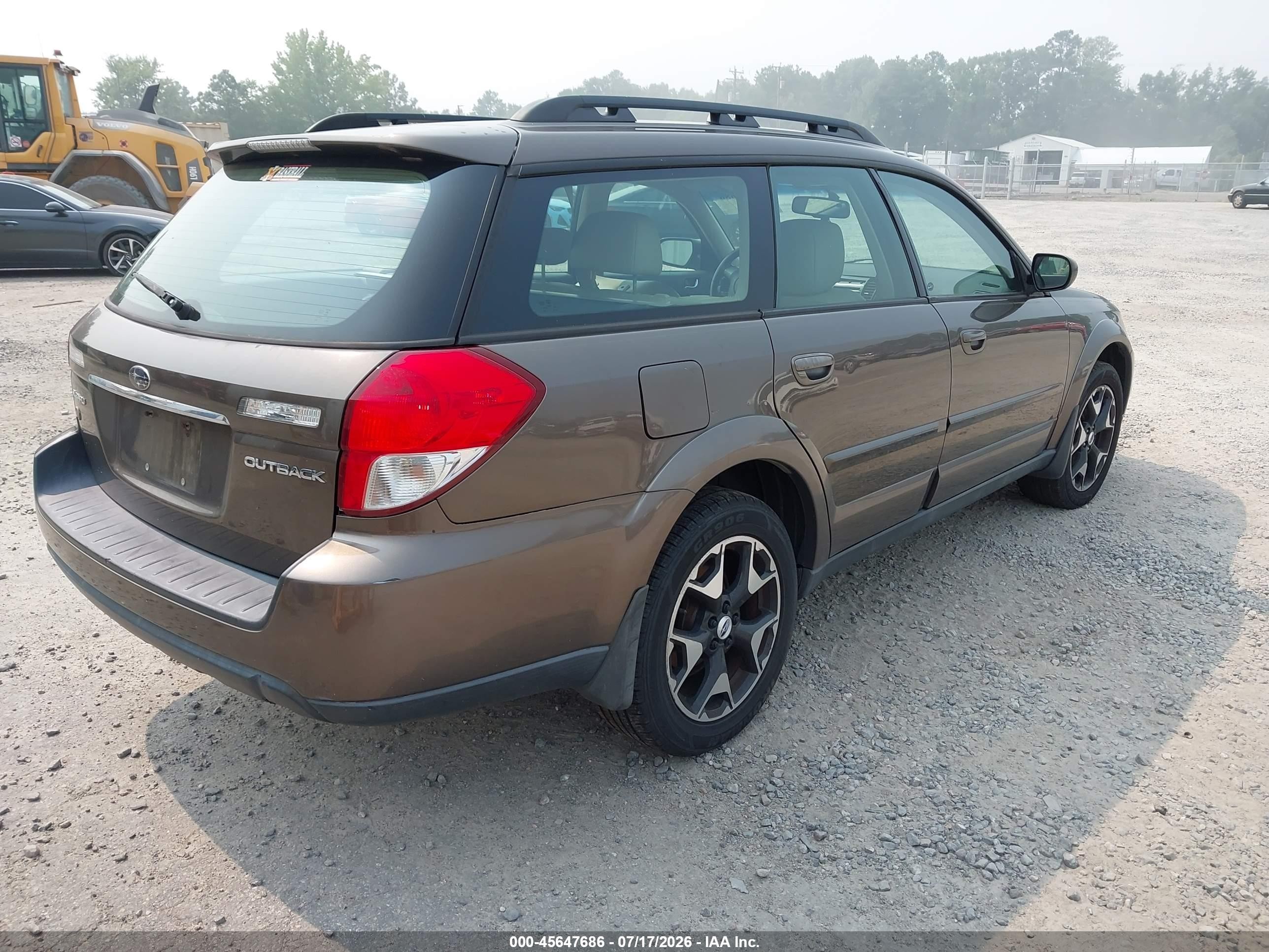 2008 Subaru Outback (natl) Ltd/ltd Ll Bean W/nav/ltd Ll Bean W/nav/vdc/ltd W/vdc Brown vin: 4S4BP62C687327032