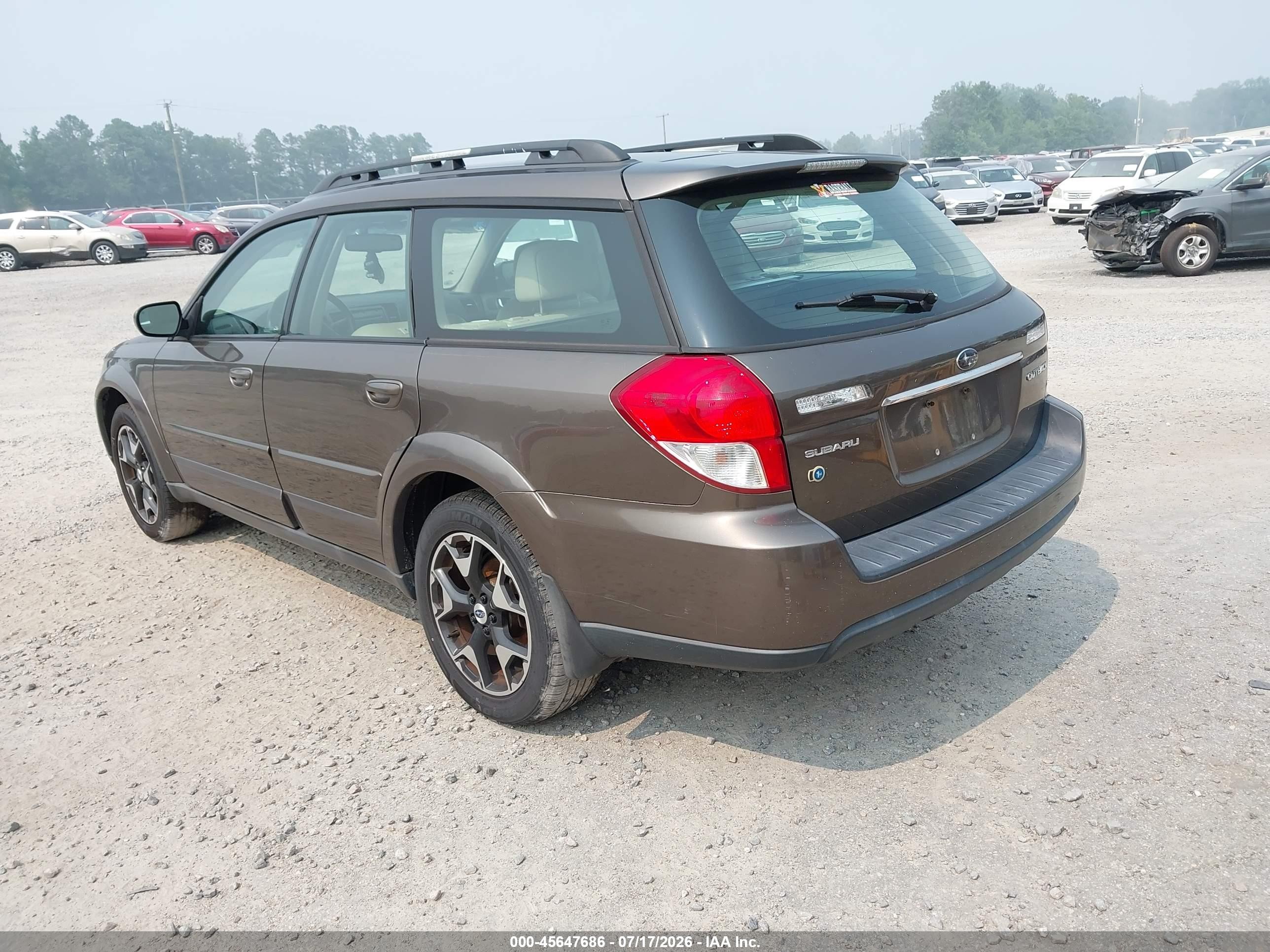 2008 Subaru Outback (natl) Ltd/ltd Ll Bean W/nav/ltd Ll Bean W/nav/vdc/ltd W/vdc Brown vin: 4S4BP62C687327032