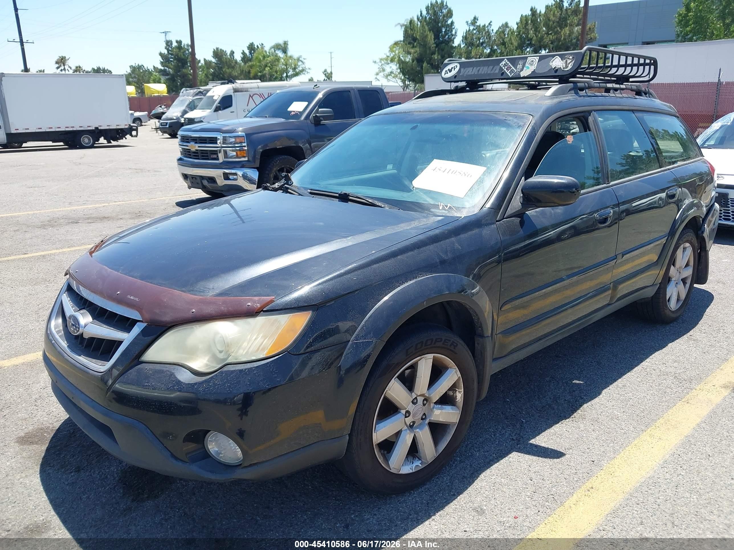 2008 Subaru Outback 2.5i Limited/2.5i Limited L.l. Bean Edition Black vin: 4S4BP62C687366901