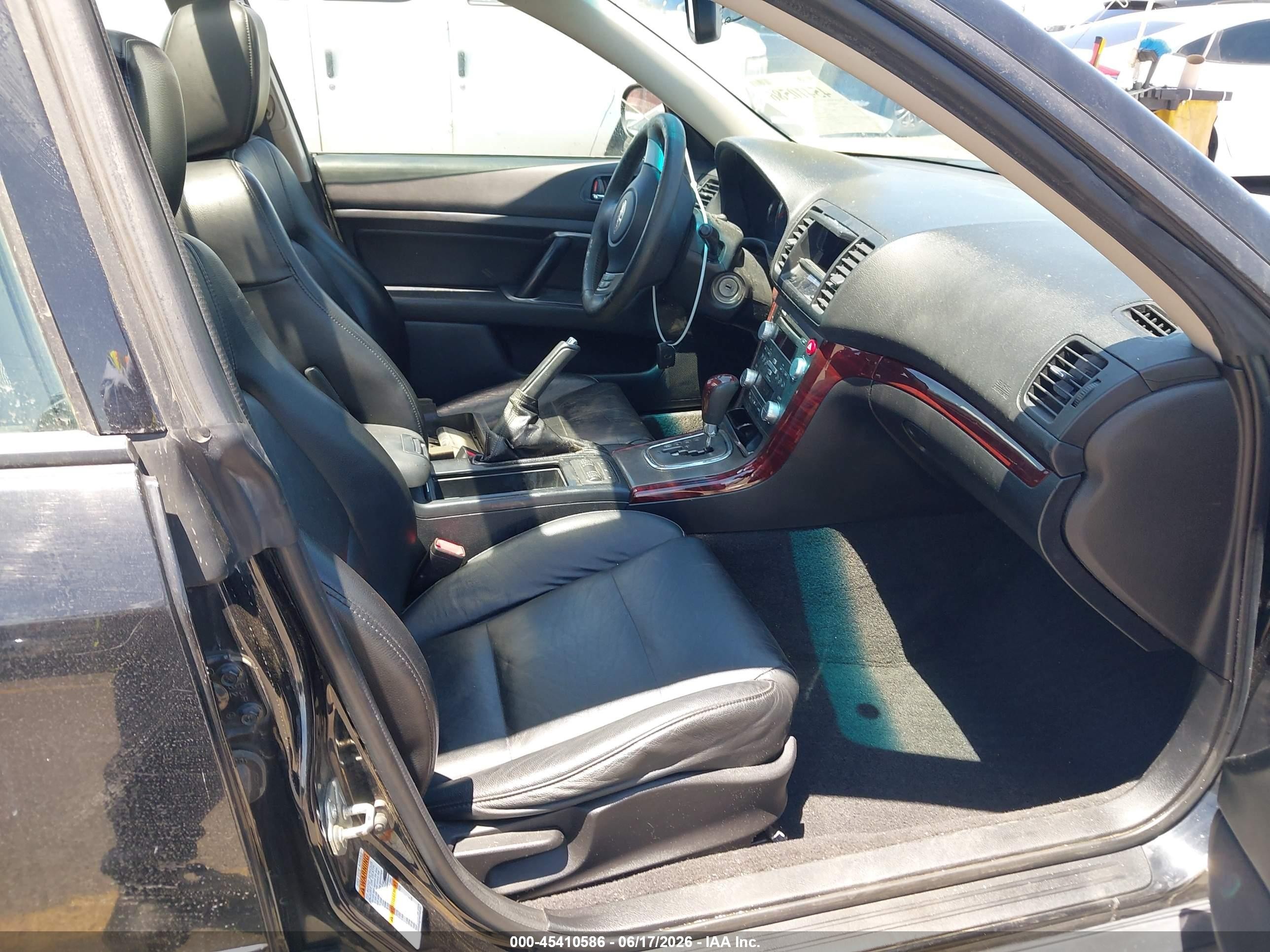 2008 Subaru Outback 2.5i Limited/2.5i Limited L.l. Bean Edition Black vin: 4S4BP62C687366901