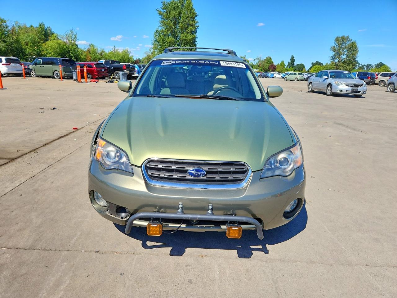 2005 Subaru Legacy Outback 2.5i Limited Green vin: 4S4BP62C757368961