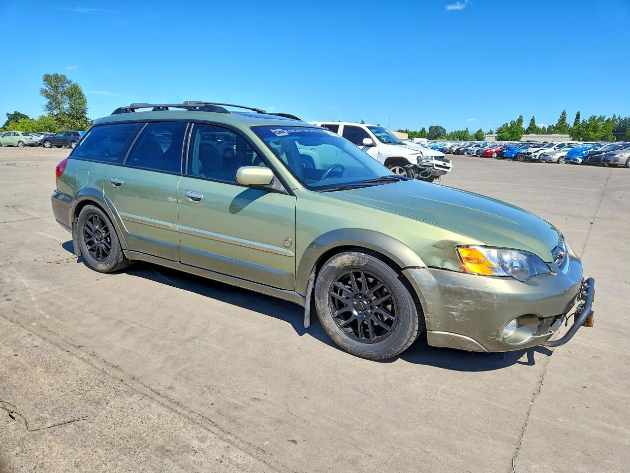 2005 Subaru Legacy Outback 2.5i Limited Green vin: 4S4BP62C757368961