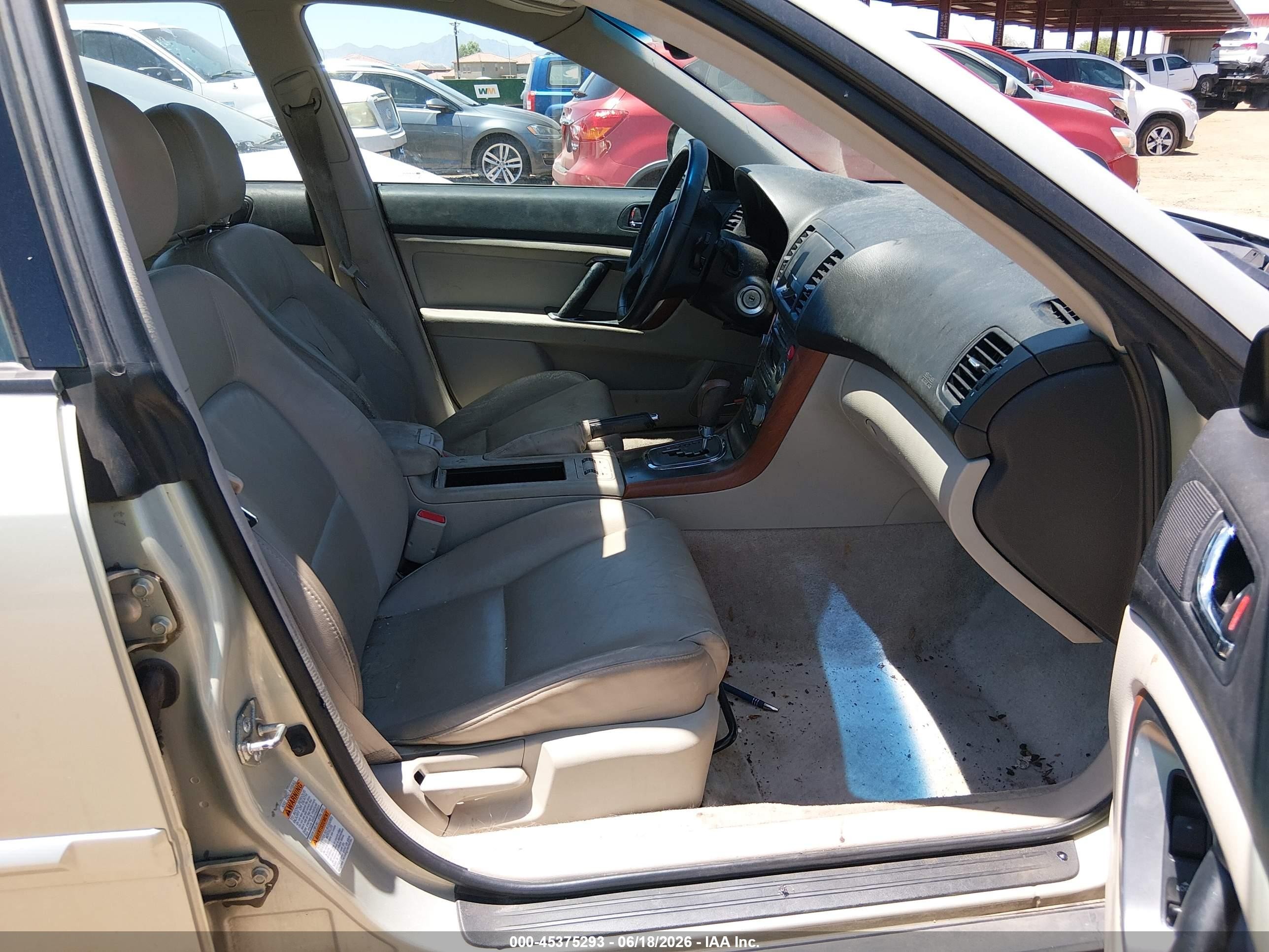 2005 Subaru Outback 2.5i Limited Gold vin: 4S4BP62C757377840