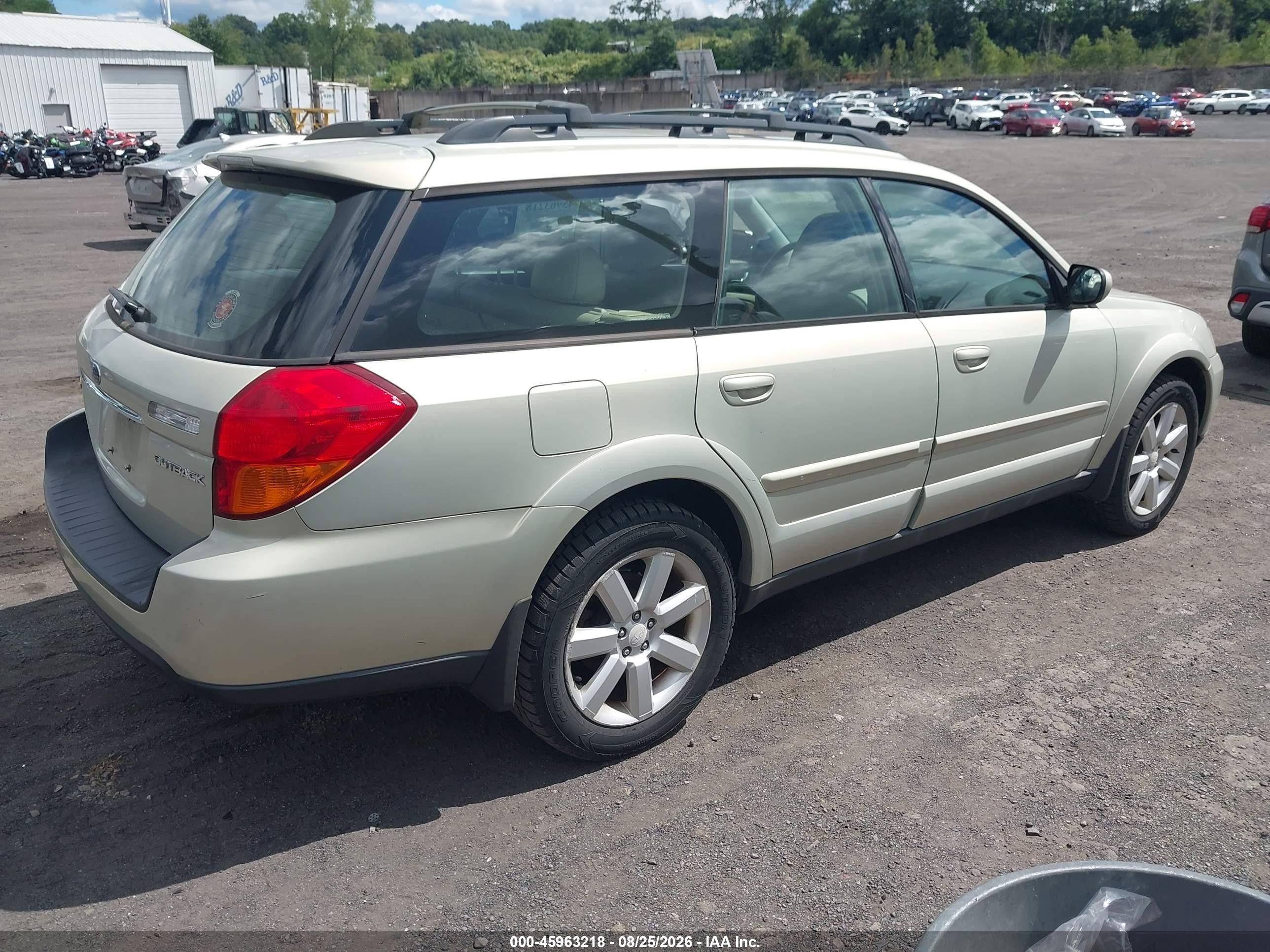 2006 Subaru Outback 2.5i Limited Cream vin: 4S4BP62C766302157