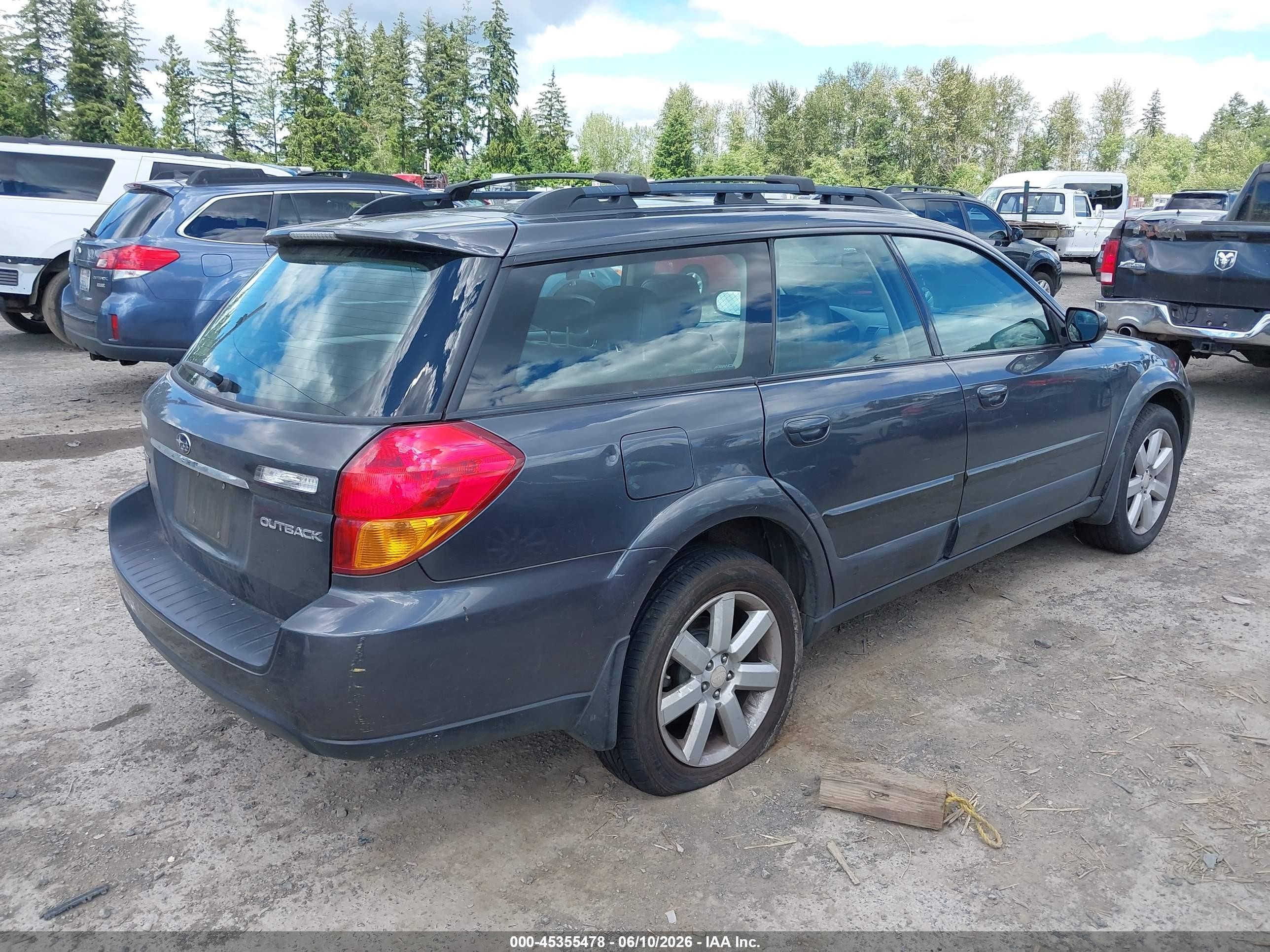 2007 Subaru Outback 2.5i Limited Gray vin: 4S4BP62C777328494