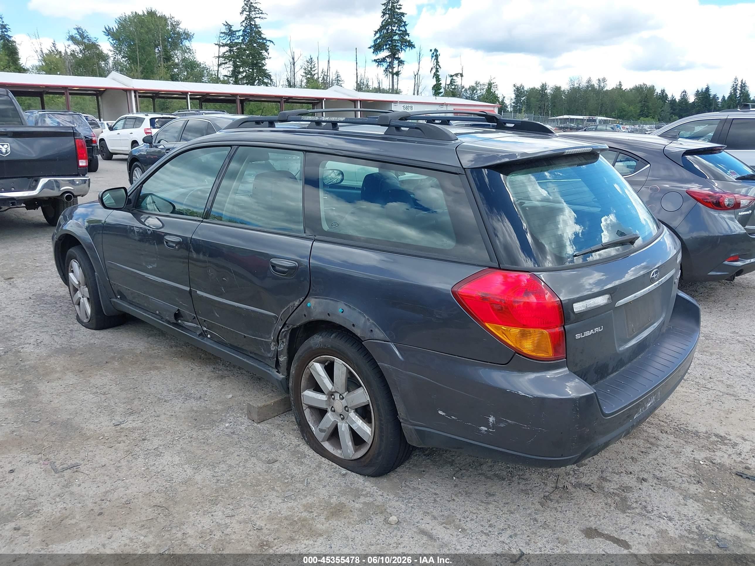 2007 Subaru Outback 2.5i Limited Gray vin: 4S4BP62C777328494
