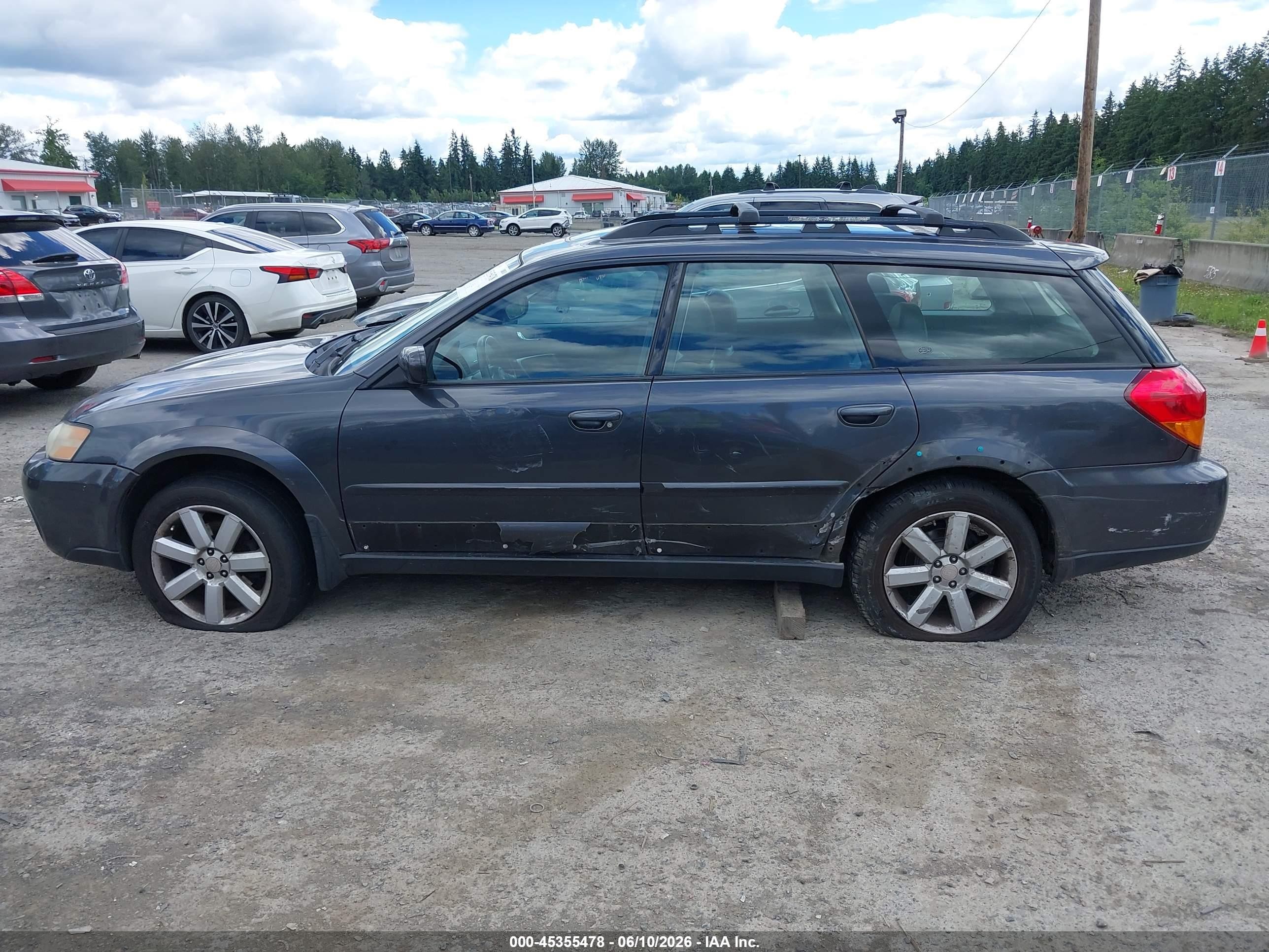 2007 Subaru Outback 2.5i Limited Gray vin: 4S4BP62C777328494
