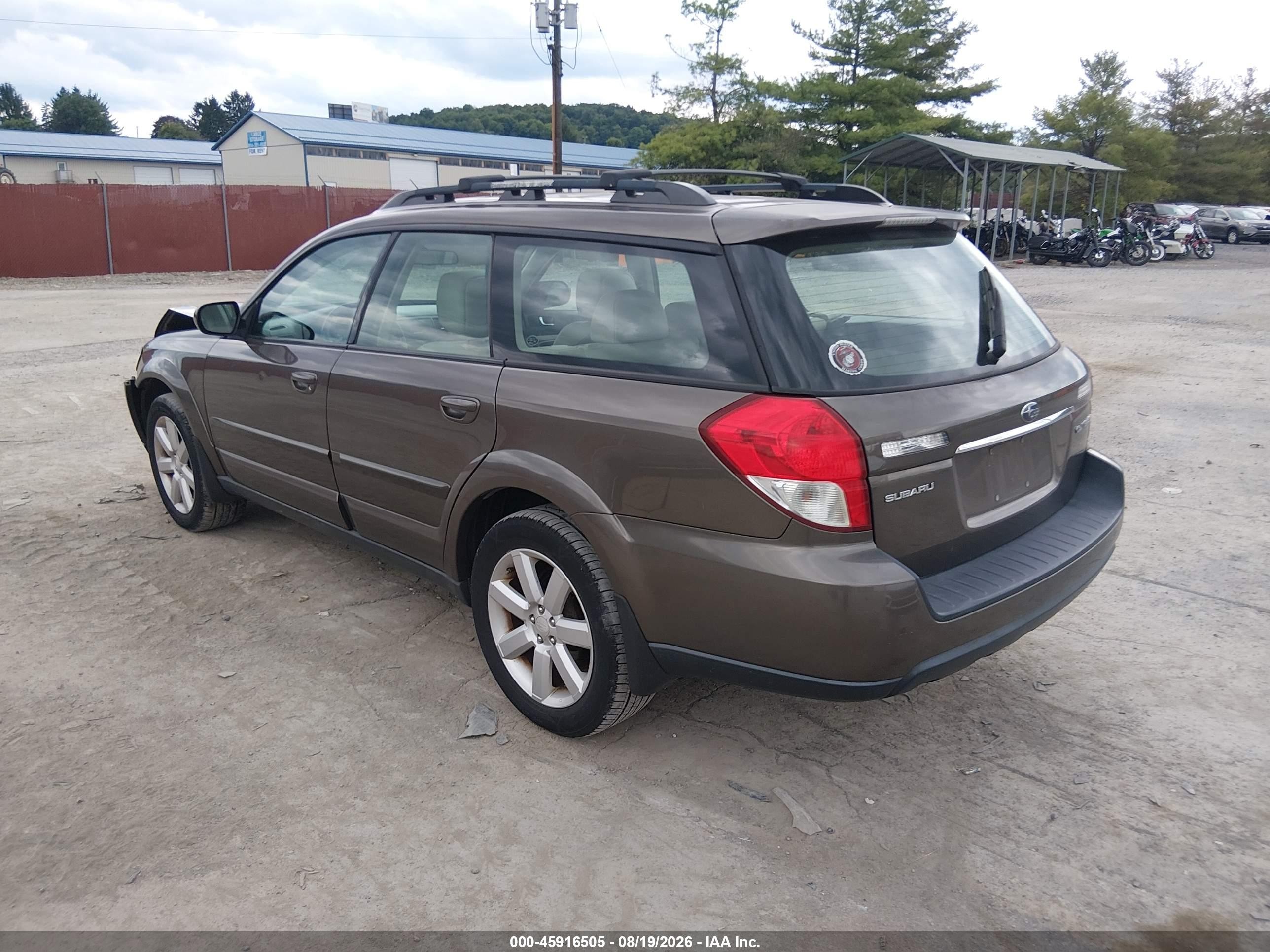 2008 Subaru Outback 2.5i Limited/2.5i Limited L.l. Bean Edition Brown vin: 4S4BP62C787302852