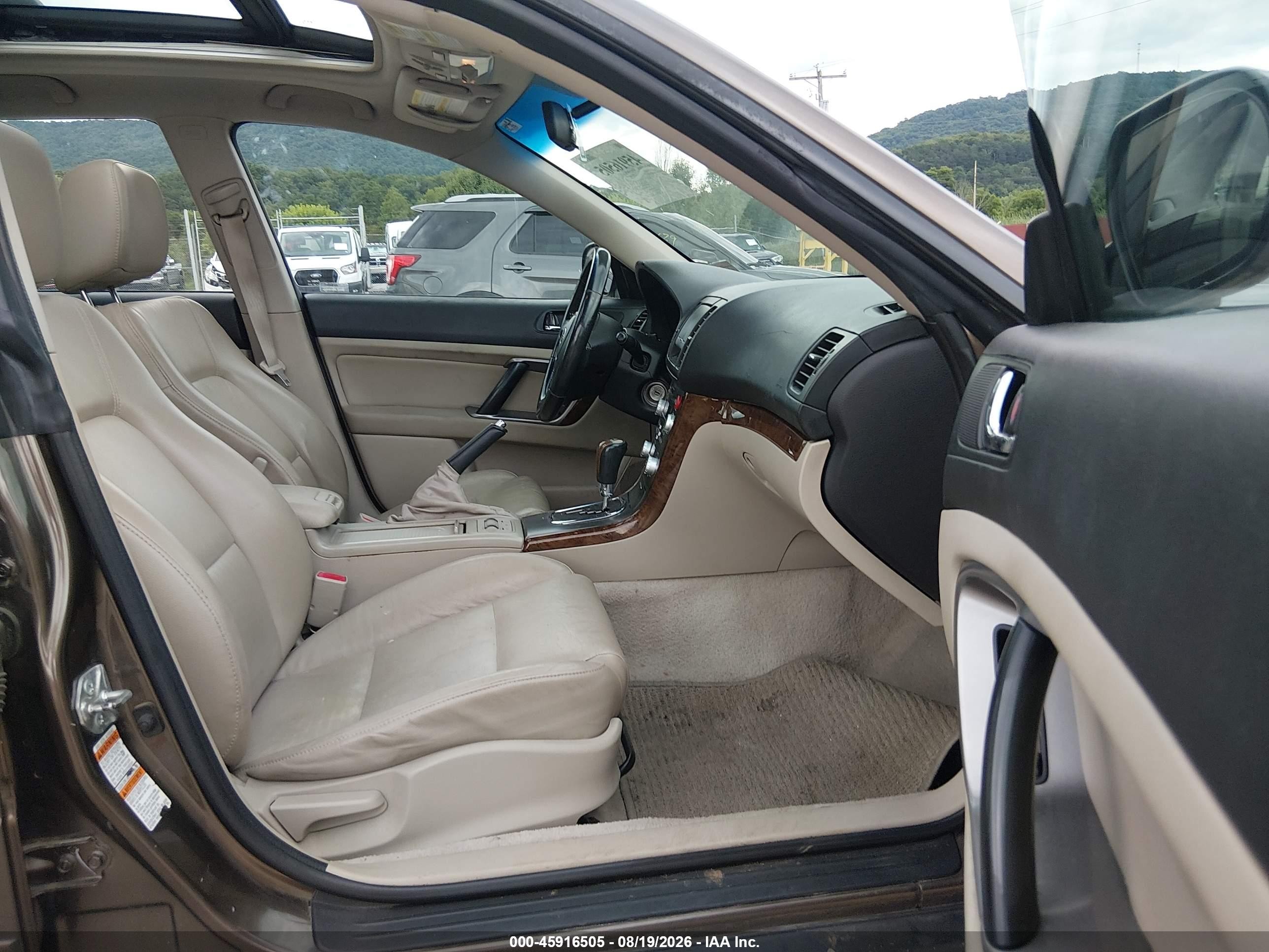 2008 Subaru Outback 2.5i Limited/2.5i Limited L.l. Bean Edition Brown vin: 4S4BP62C787302852