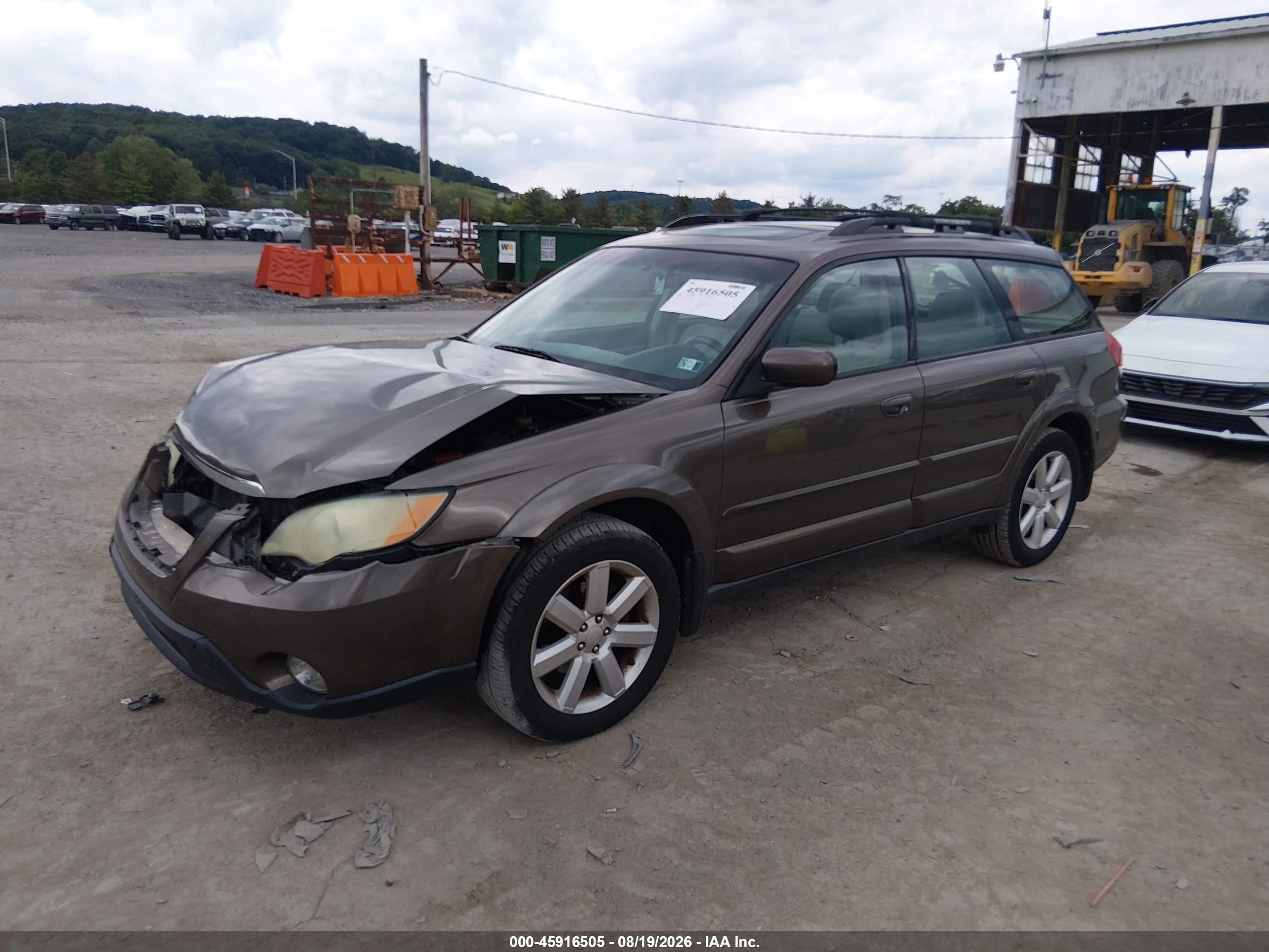 2008 Subaru Outback 2.5i Limited/2.5i Limited L.l. Bean Edition Brown vin: 4S4BP62C787302852