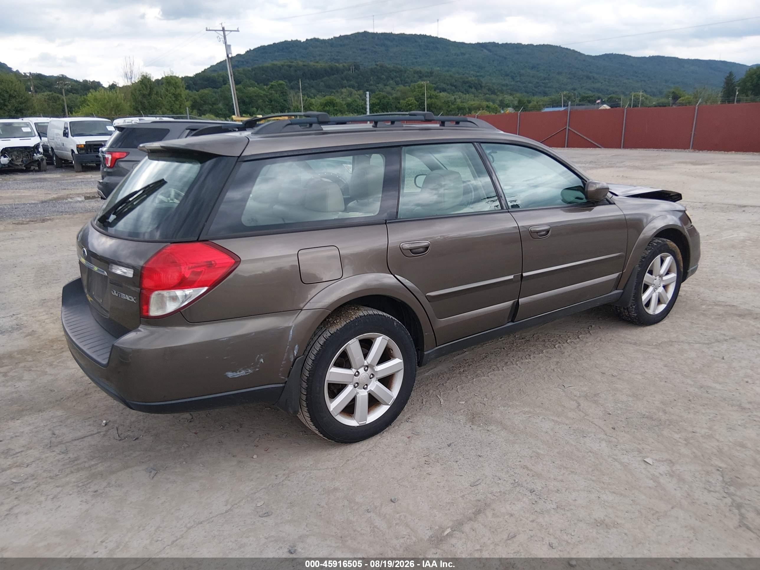2008 Subaru Outback 2.5i Limited/2.5i Limited L.l. Bean Edition Brown vin: 4S4BP62C787302852