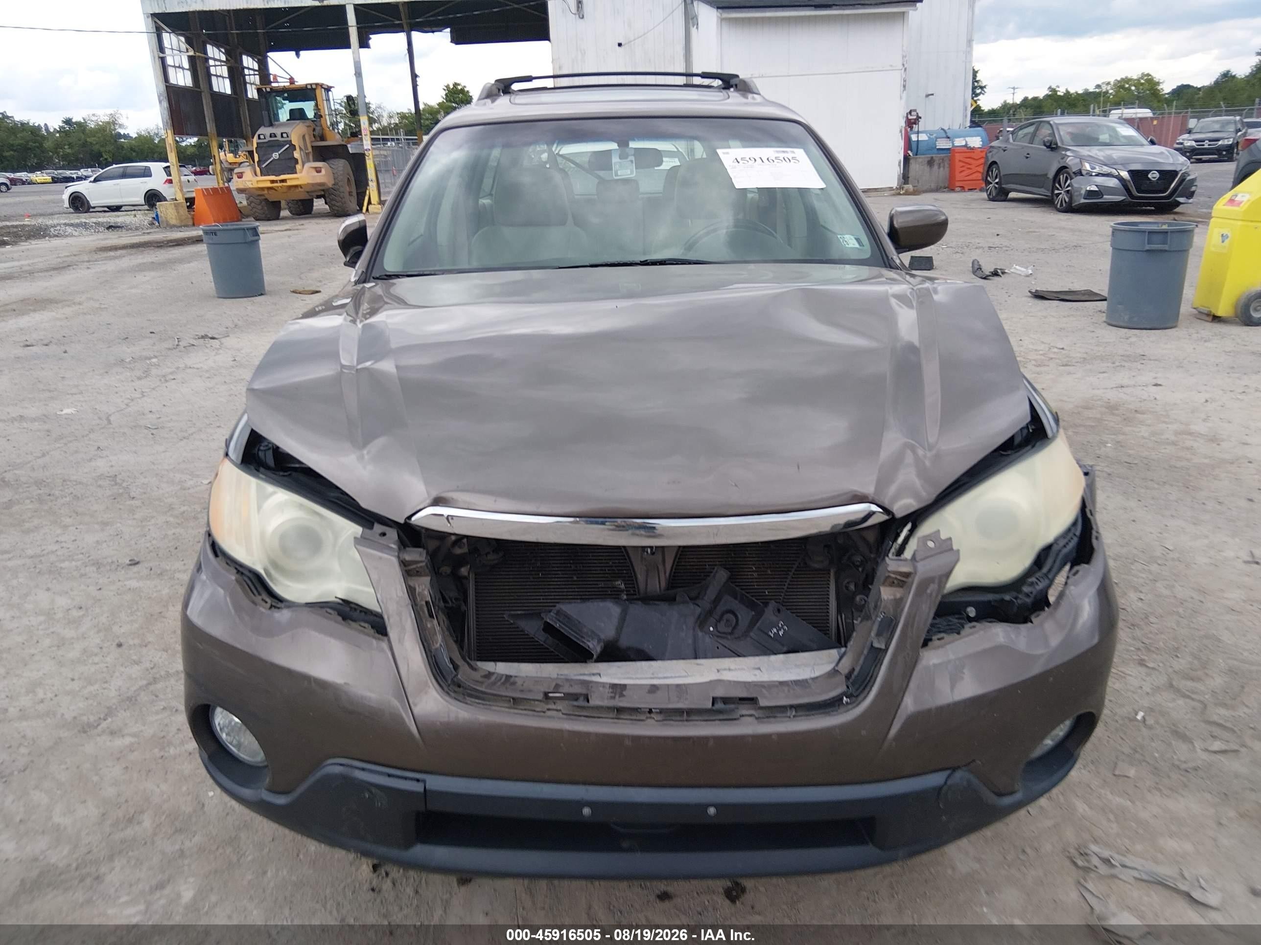 2008 Subaru Outback 2.5i Limited/2.5i Limited L.l. Bean Edition Brown vin: 4S4BP62C787302852