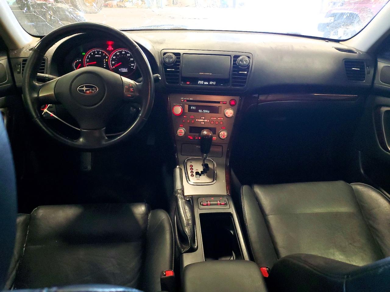 2008 Subaru Outback 2.5i Limited Black vin: 4S4BP62C787346138