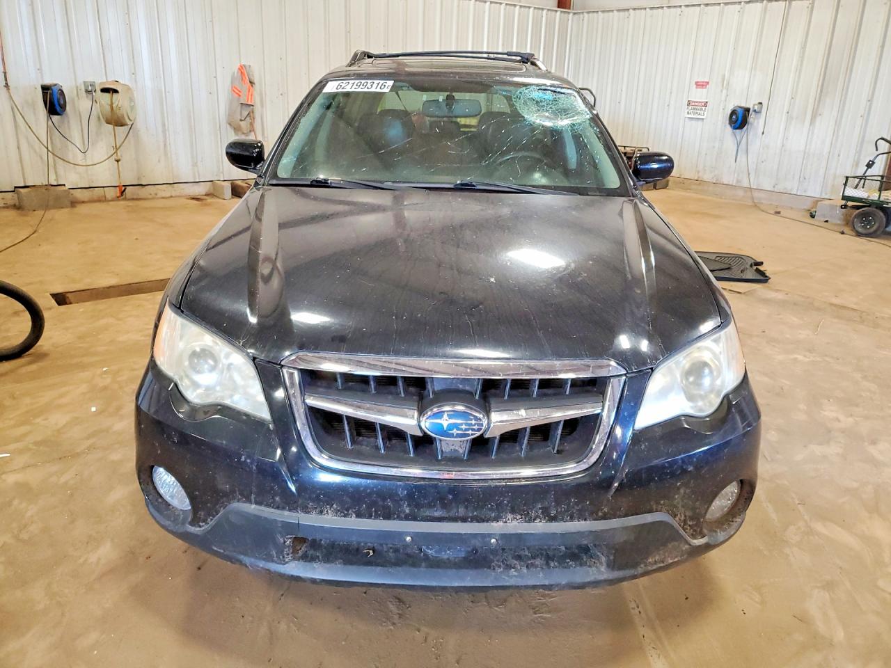 2008 Subaru Outback 2.5i Limited Black vin: 4S4BP62C787346138