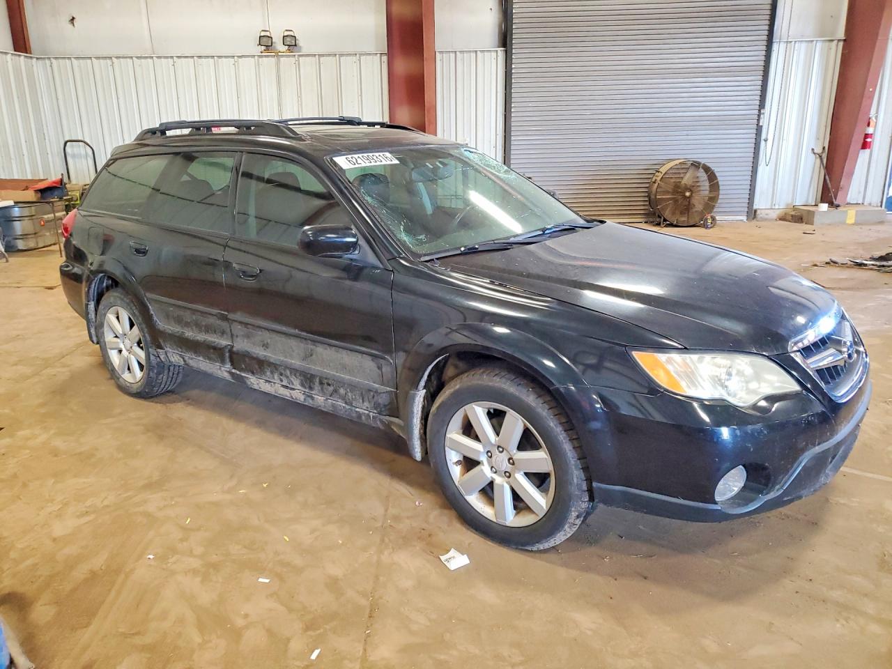 2008 Subaru Outback 2.5i Limited Black vin: 4S4BP62C787346138
