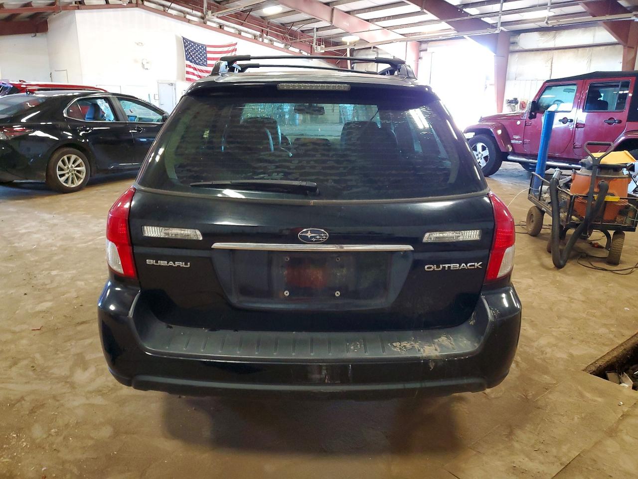 2008 Subaru Outback 2.5i Limited Black vin: 4S4BP62C787346138