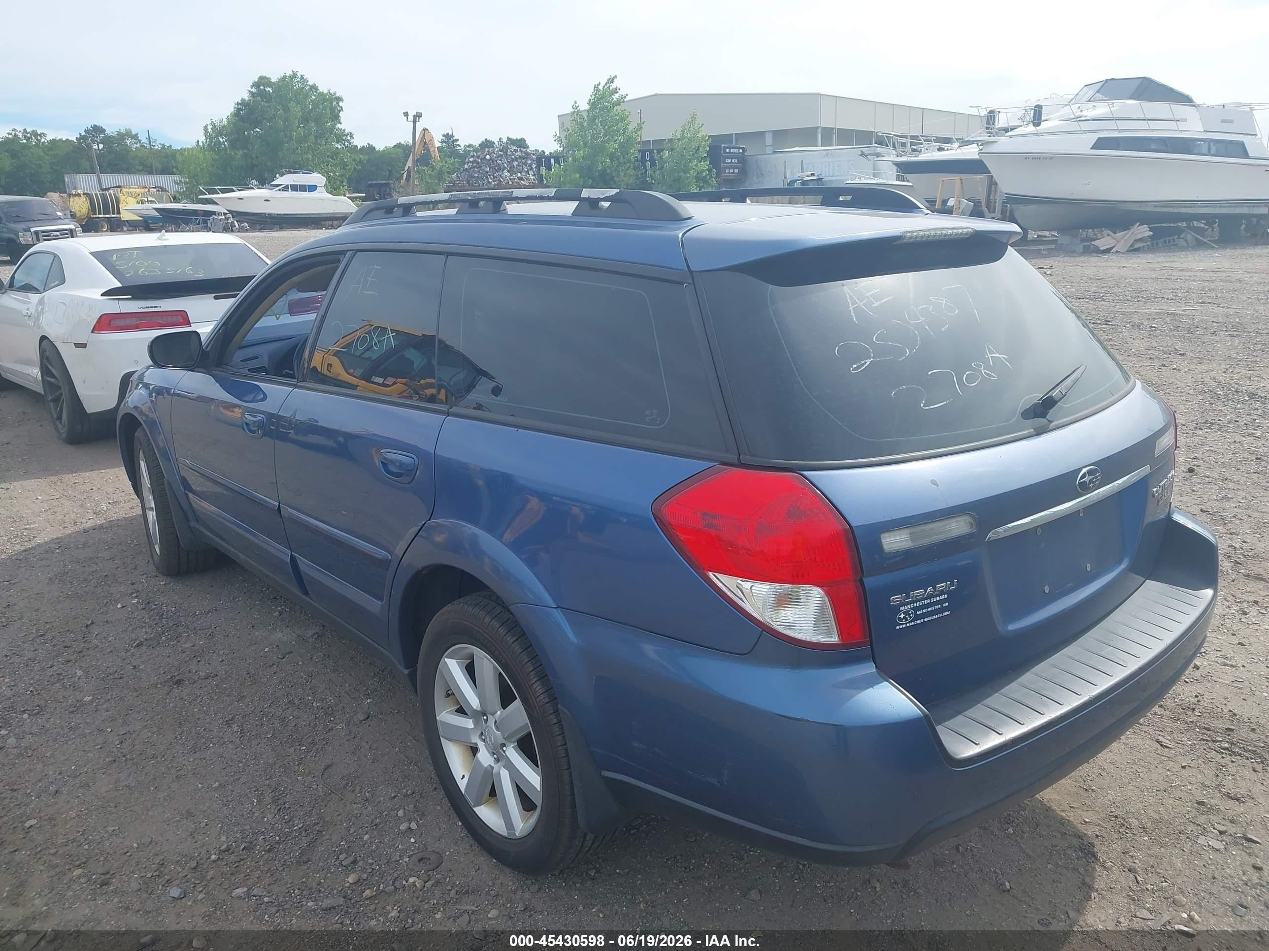 2008 Subaru Outback 2.5i Limited/2.5i Limited L.l. Bean Edition Blue vin: 4S4BP62C787356605