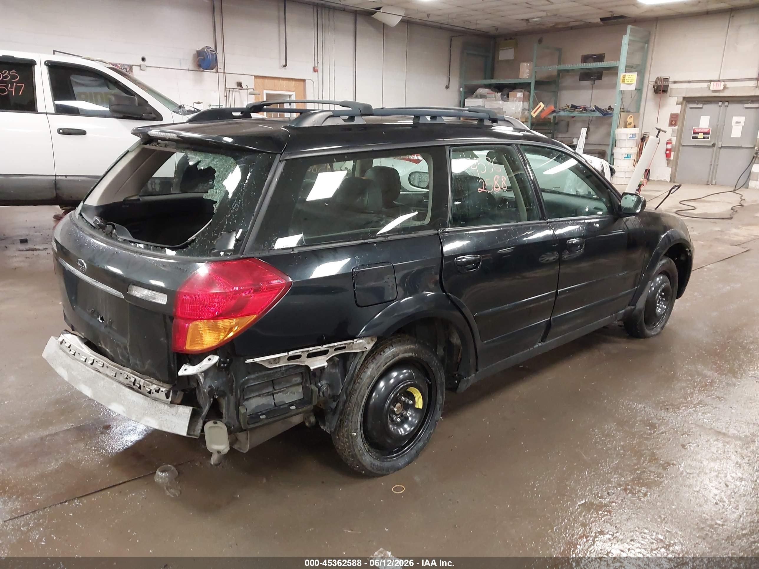 2006 Subaru Outback 2.5i Limited Black vin: 4S4BP62C866310736