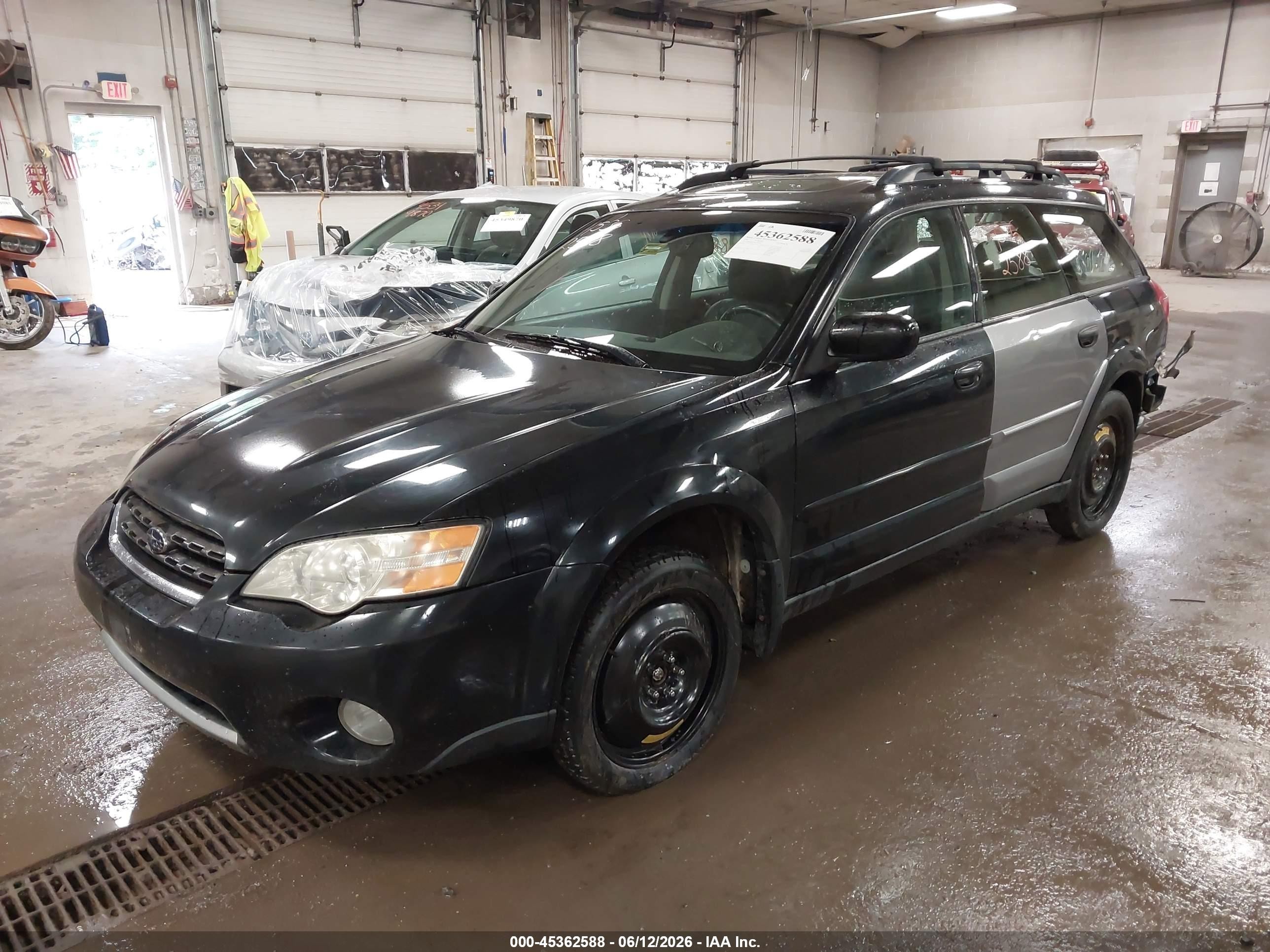 2006 Subaru Outback 2.5i Limited Black vin: 4S4BP62C866310736