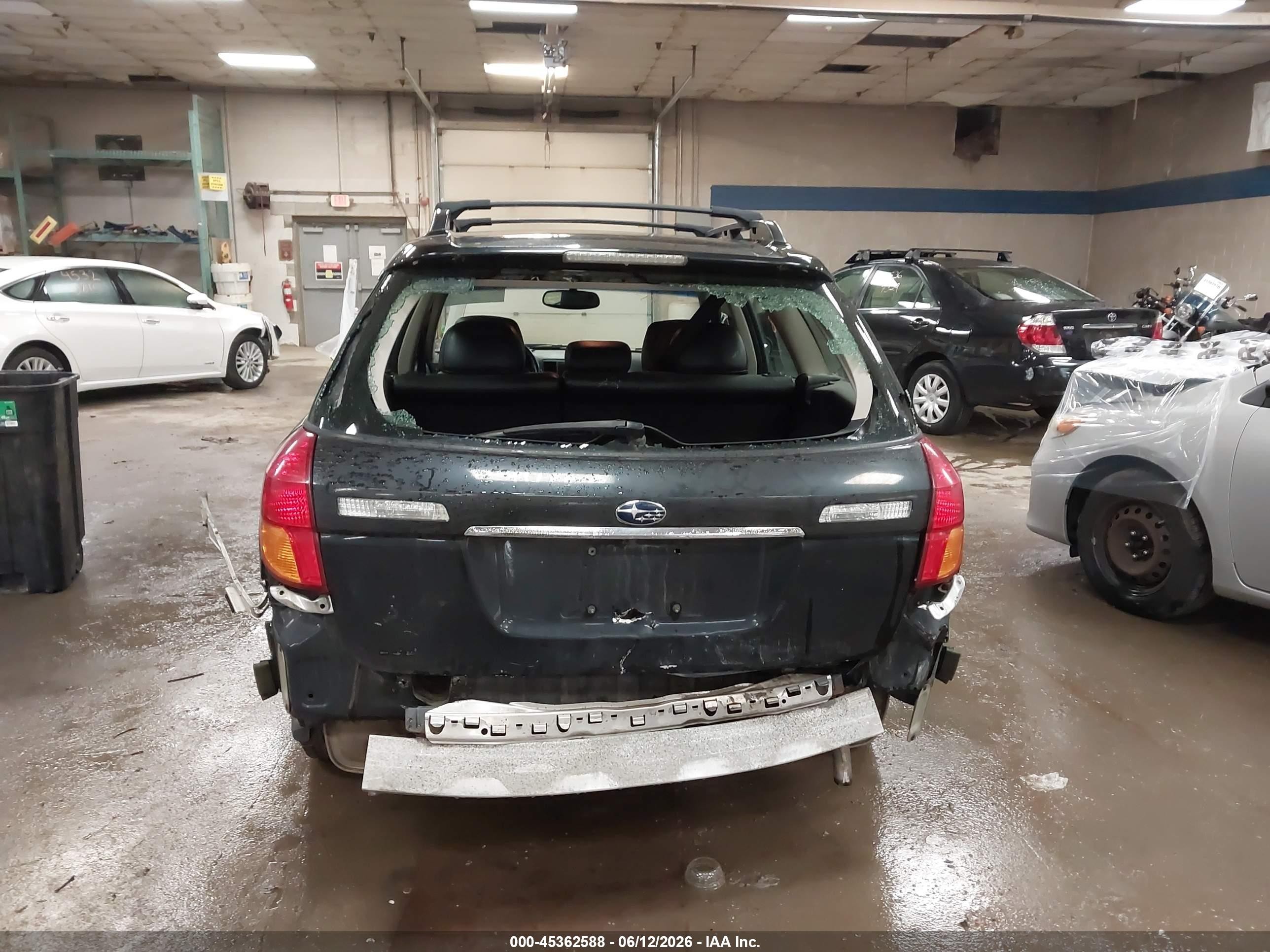 2006 Subaru Outback 2.5i Limited Black vin: 4S4BP62C866310736