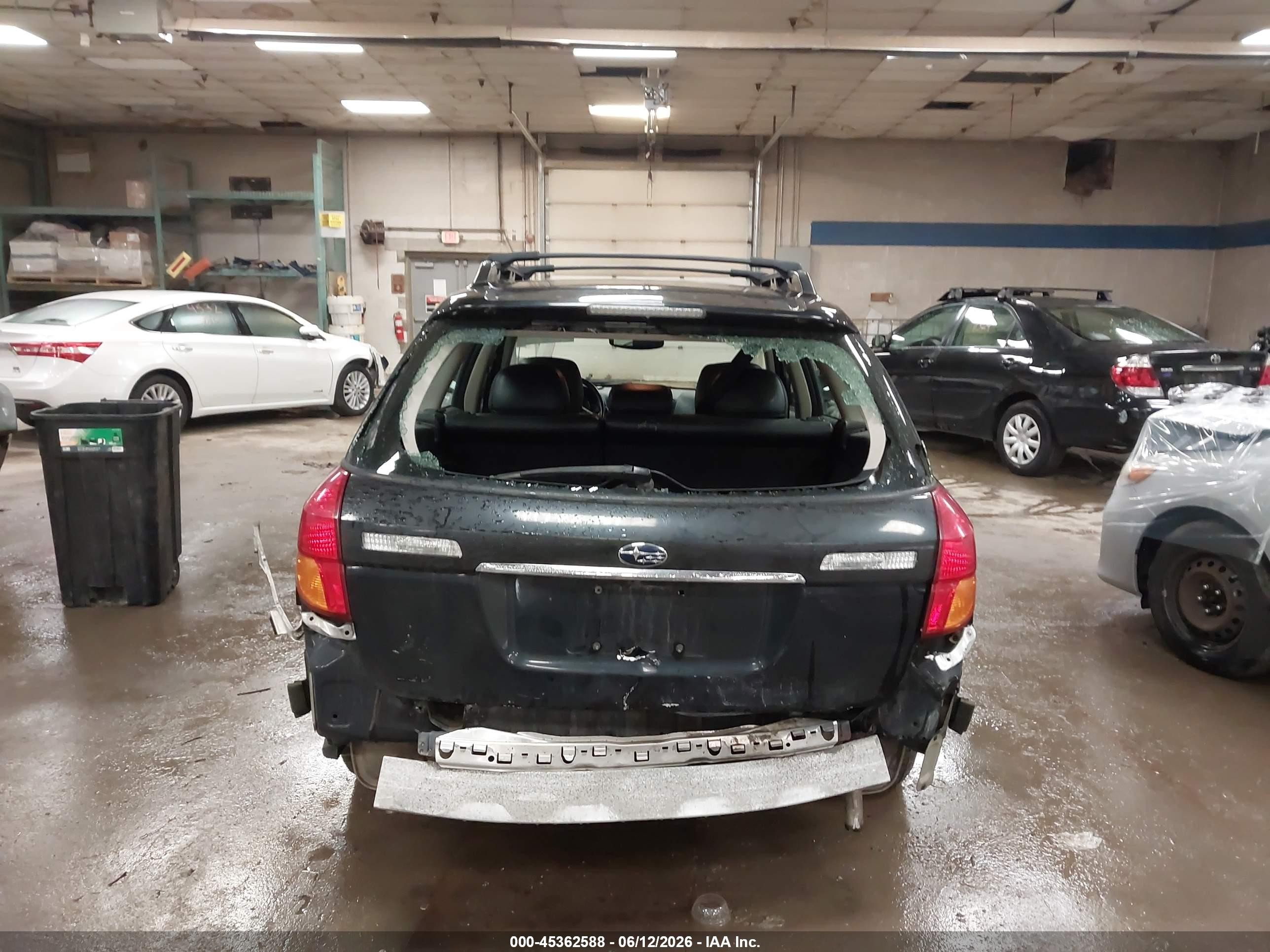 2006 Subaru Outback 2.5i Limited Black vin: 4S4BP62C866310736