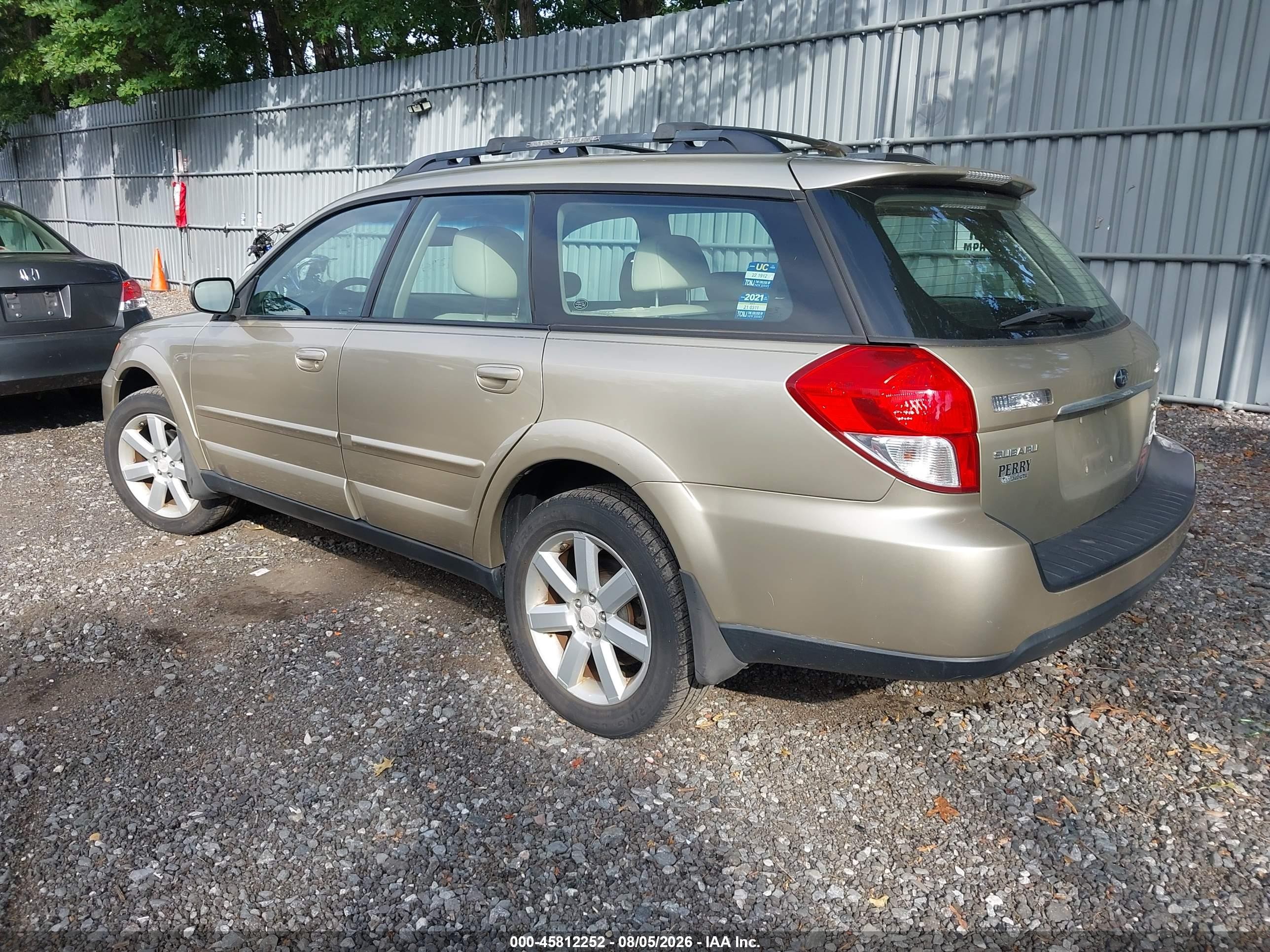 2008 Subaru Outback (natl) Ltd/ltd Ll Bean W/nav/ltd Ll Bean W/nav/vdc/ltd W/vdc Желто-коричневый vin: 4S4BP62C887324276