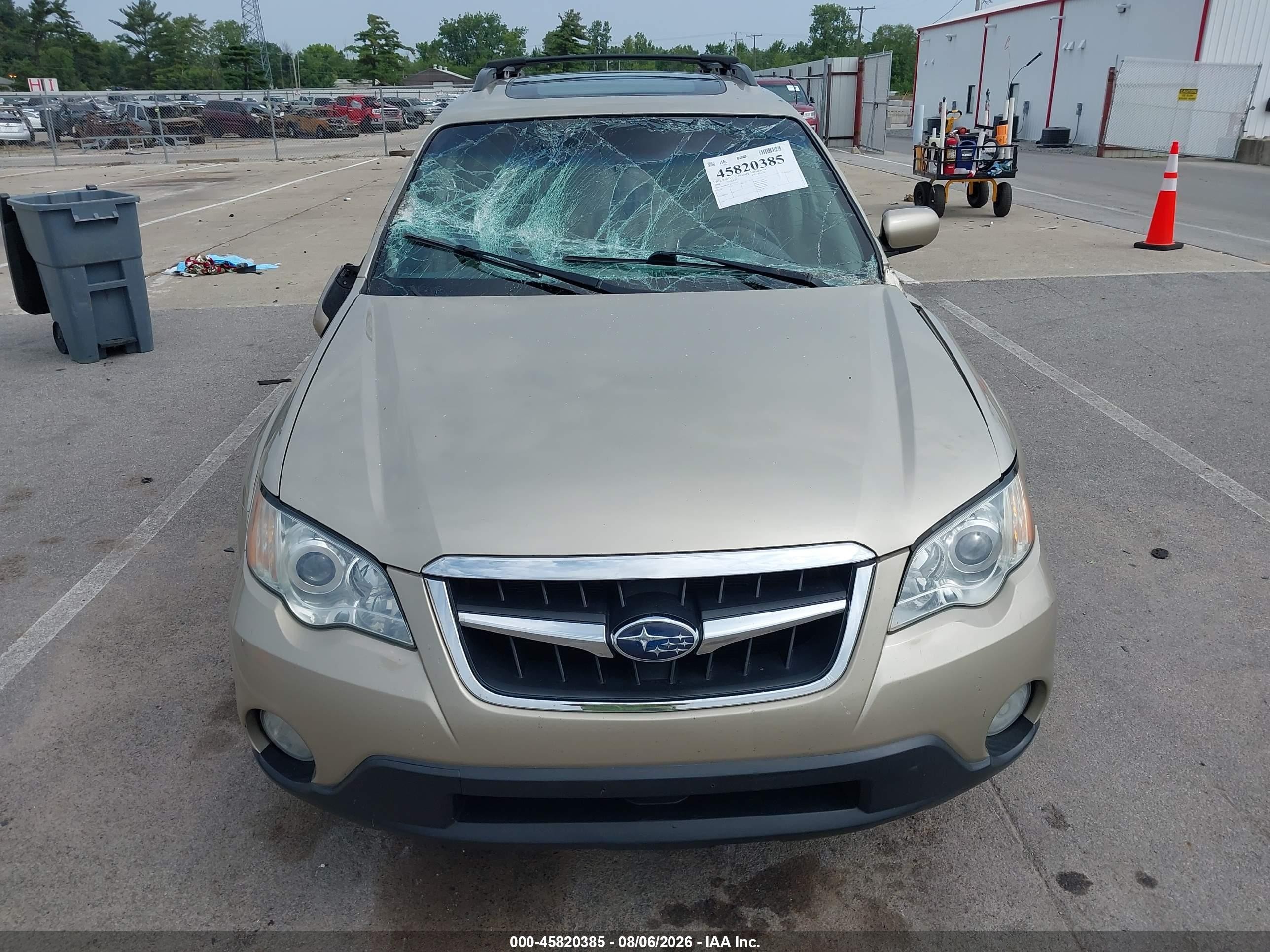 2008 Subaru Outback 2.5i Limited/2.5i Limited L.l. Bean Edition Gold vin: 4S4BP62C887331308