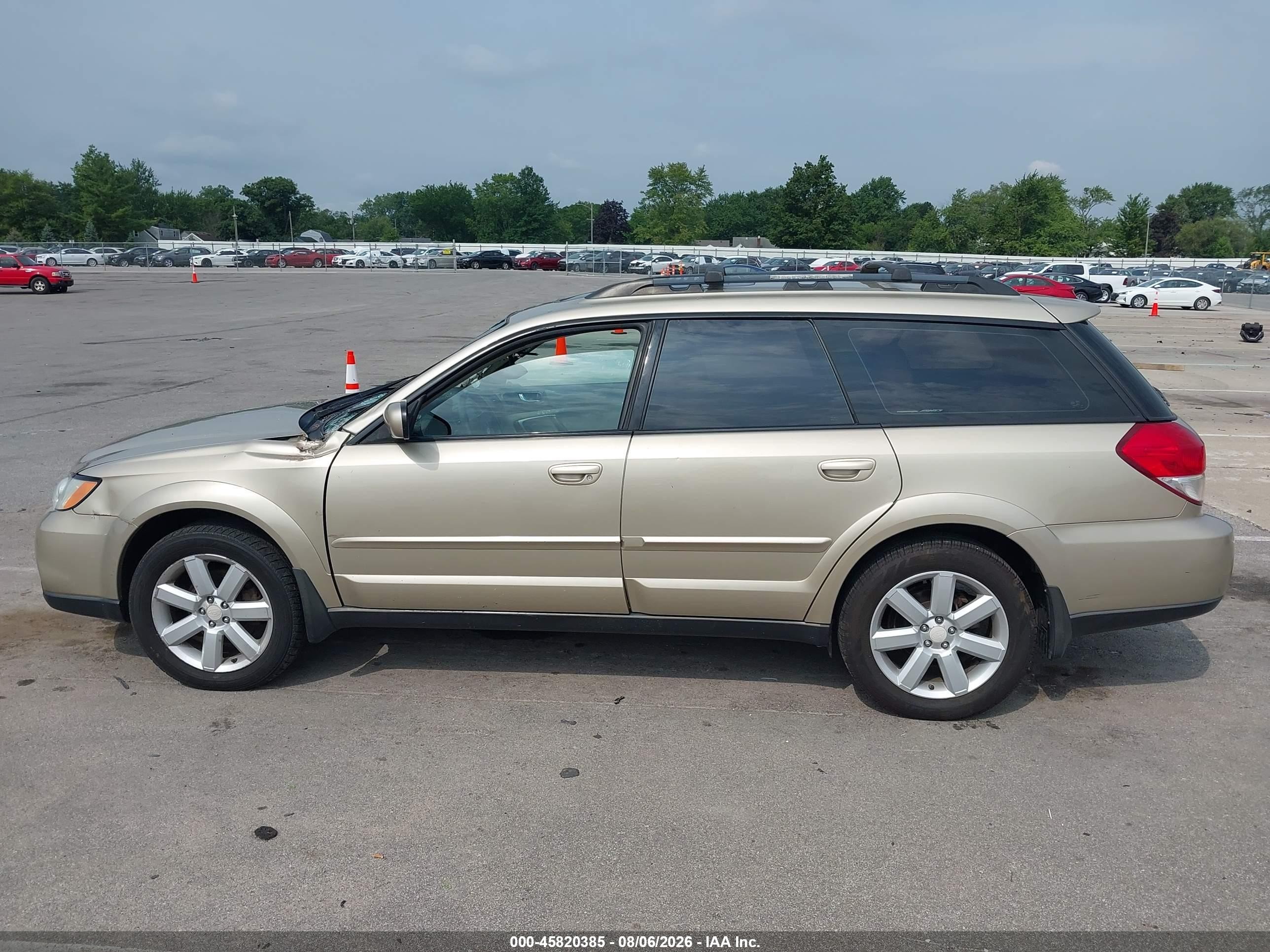 2008 Subaru Outback 2.5i Limited/2.5i Limited L.l. Bean Edition Gold vin: 4S4BP62C887331308