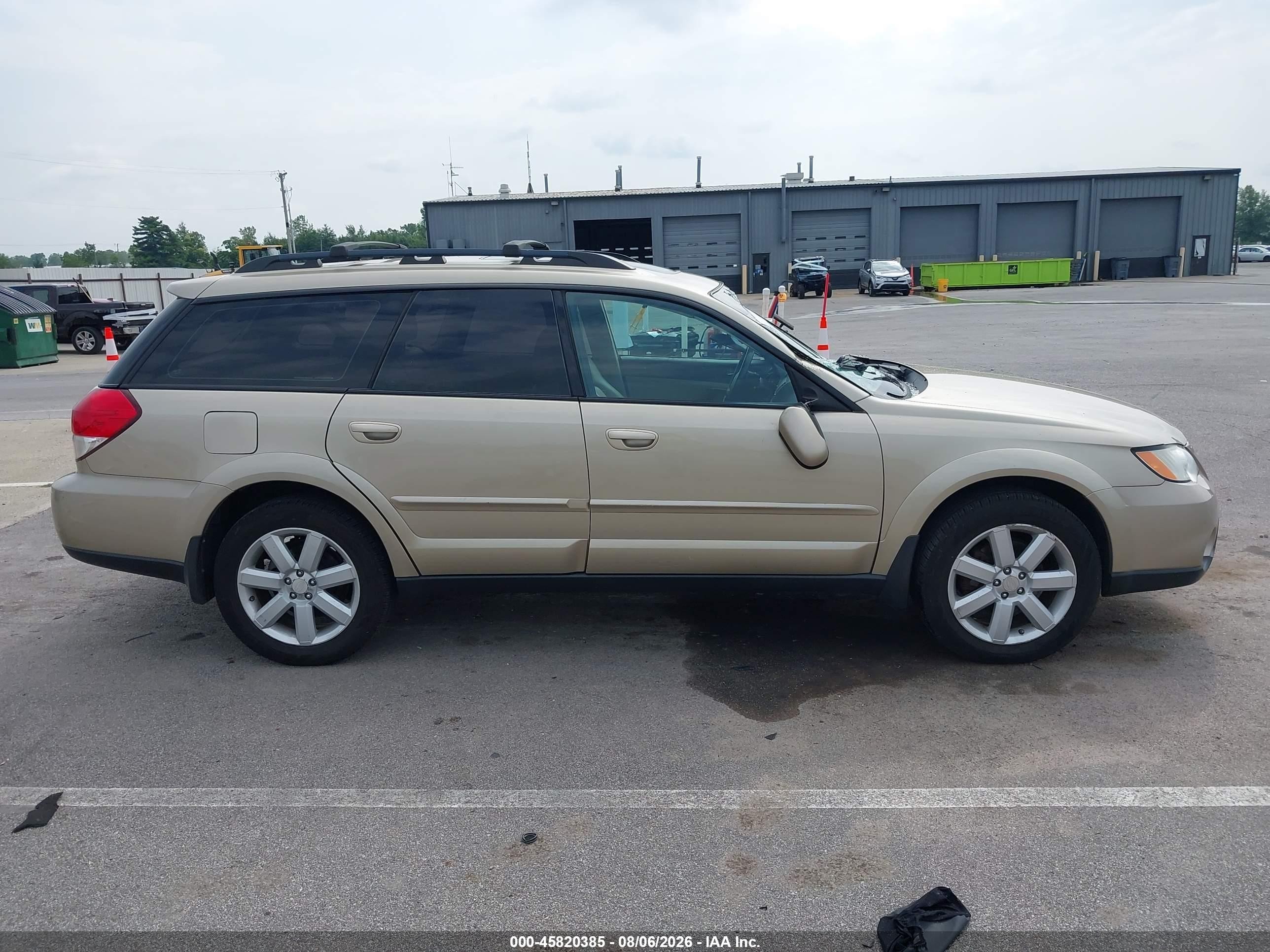 2008 Subaru Outback 2.5i Limited/2.5i Limited L.l. Bean Edition Gold vin: 4S4BP62C887331308