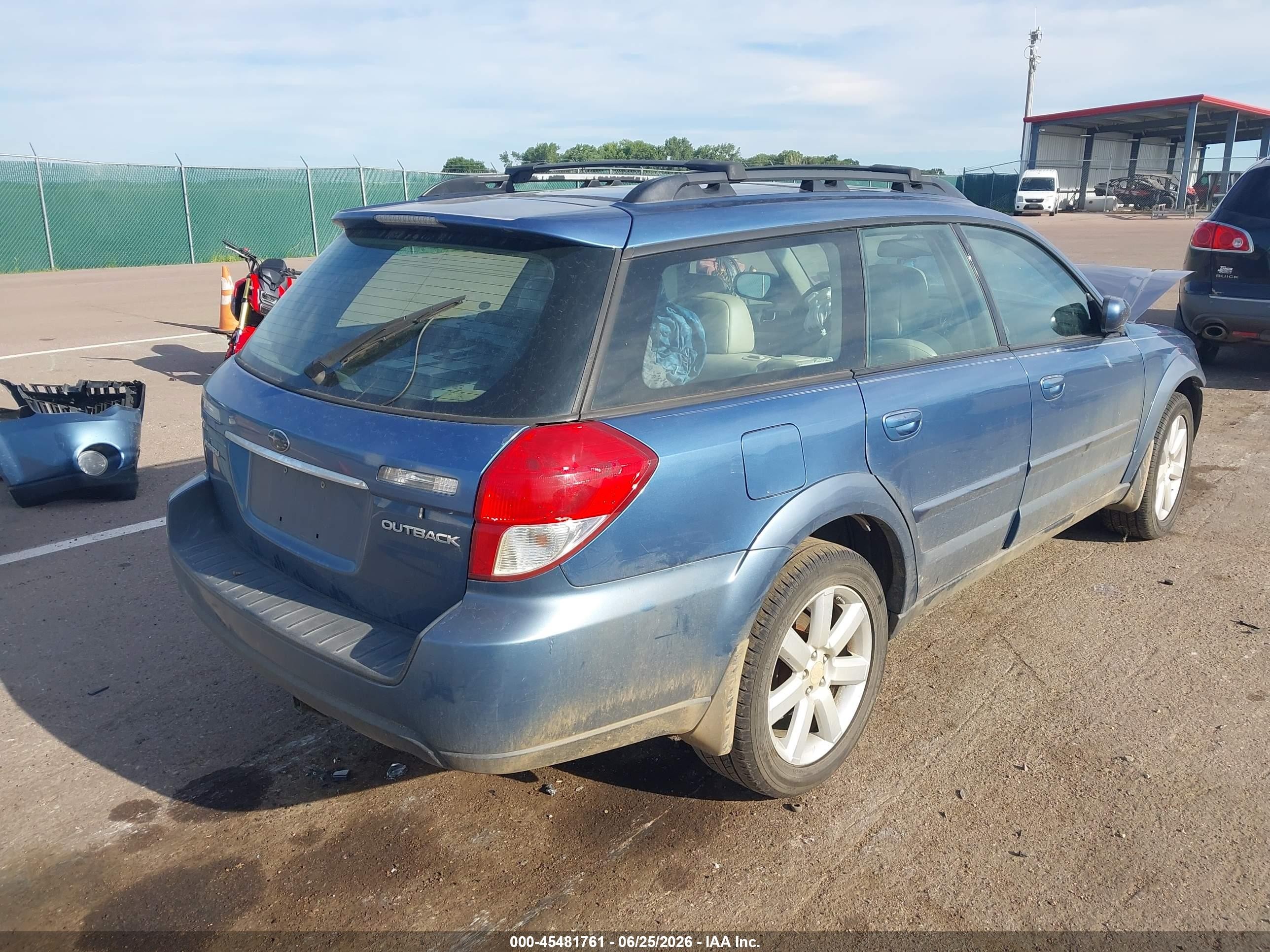 2008 Subaru Outback (natl) Ltd/ltd Ll Bean W/nav/ltd Ll Bean W/nav/vdc/ltd W/vdc Blue vin: 4S4BP62C887345242