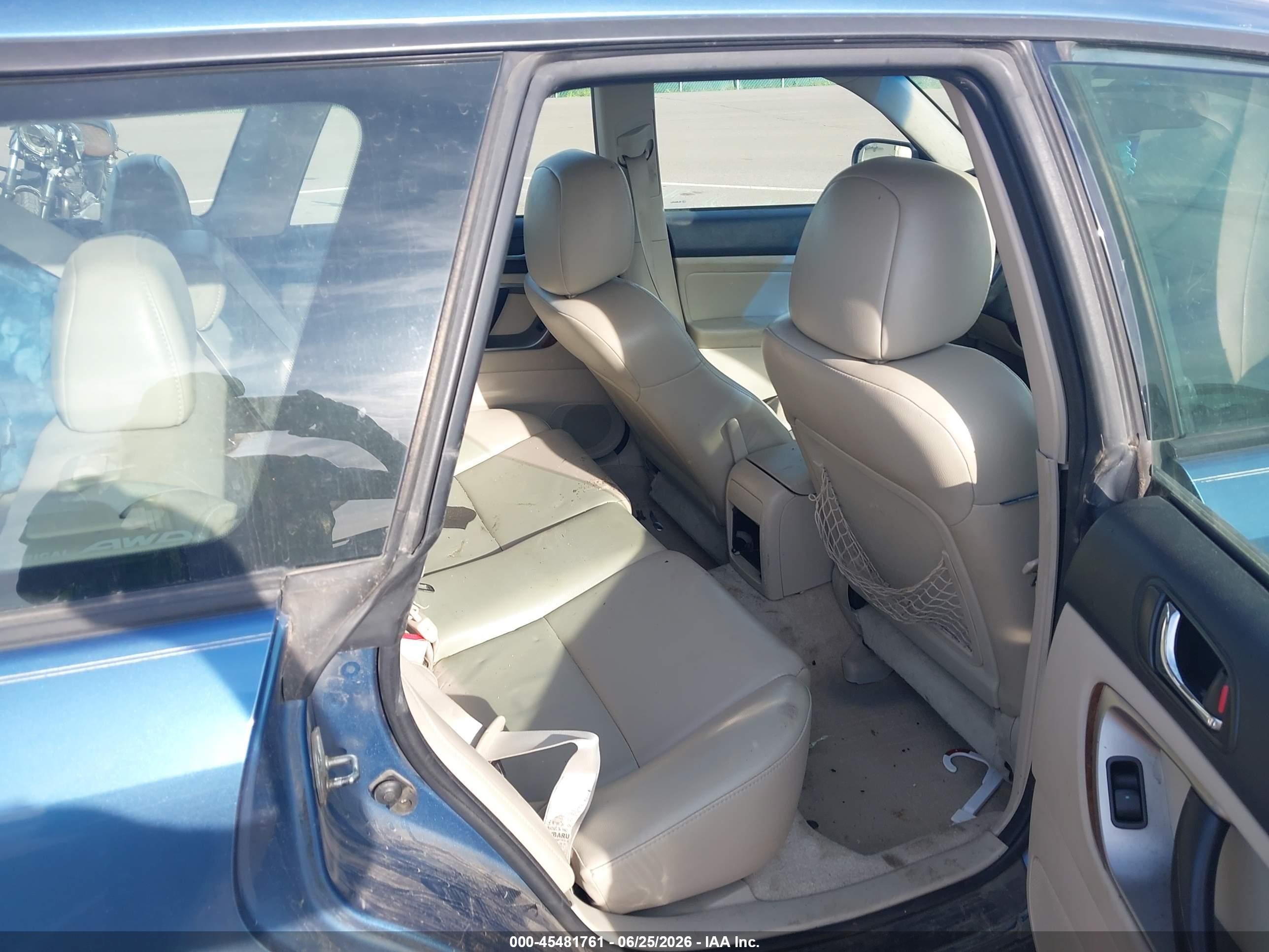 2008 Subaru Outback (natl) Ltd/ltd Ll Bean W/nav/ltd Ll Bean W/nav/vdc/ltd W/vdc Blue vin: 4S4BP62C887345242