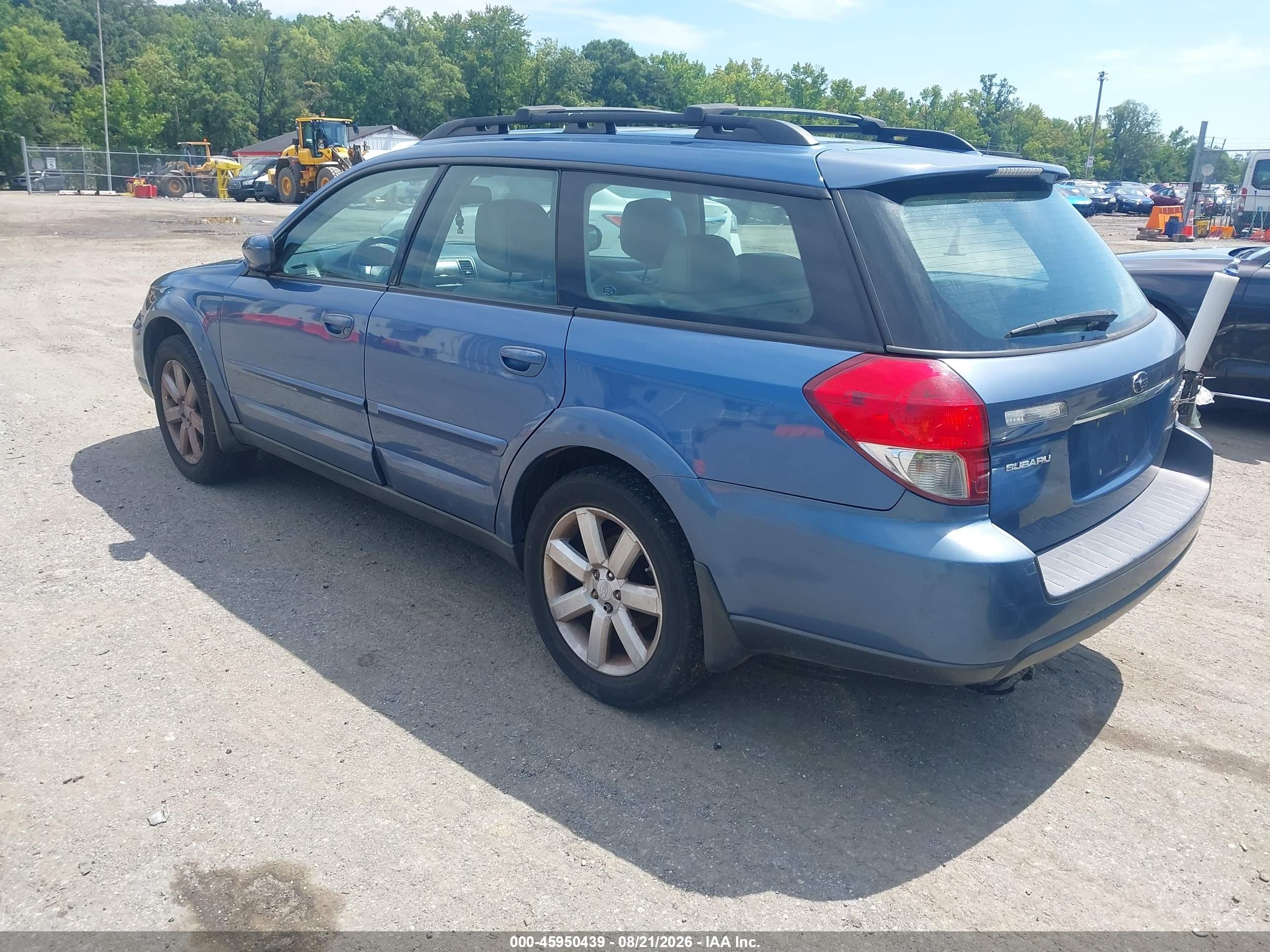 2008 Subaru Outback 2.5i Limited/2.5i Limited L.l. Bean Edition Синий vin: 4S4BP62C887345404