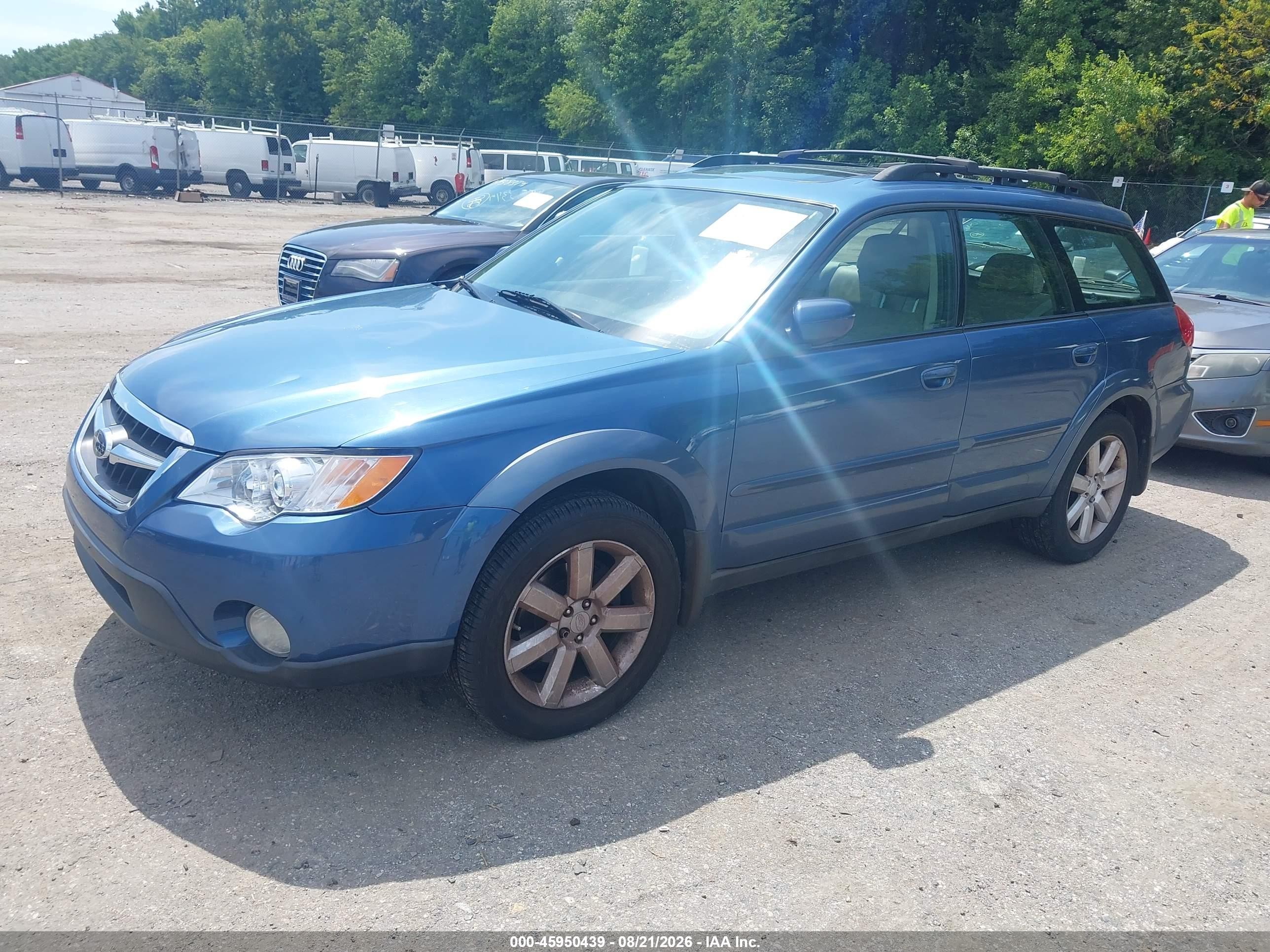 2008 Subaru Outback 2.5i Limited/2.5i Limited L.l. Bean Edition Синий vin: 4S4BP62C887345404