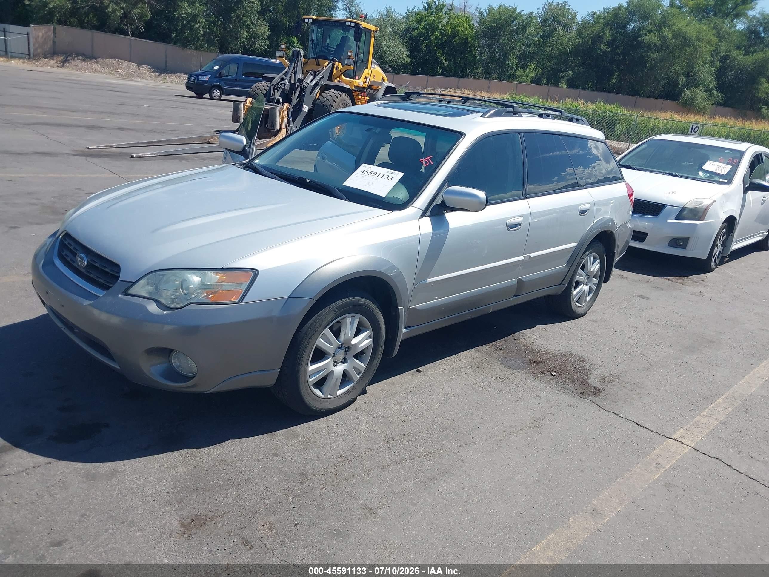 2006 Subaru Outback 2.5i Limited Silver vin: 4S4BP62C967363701