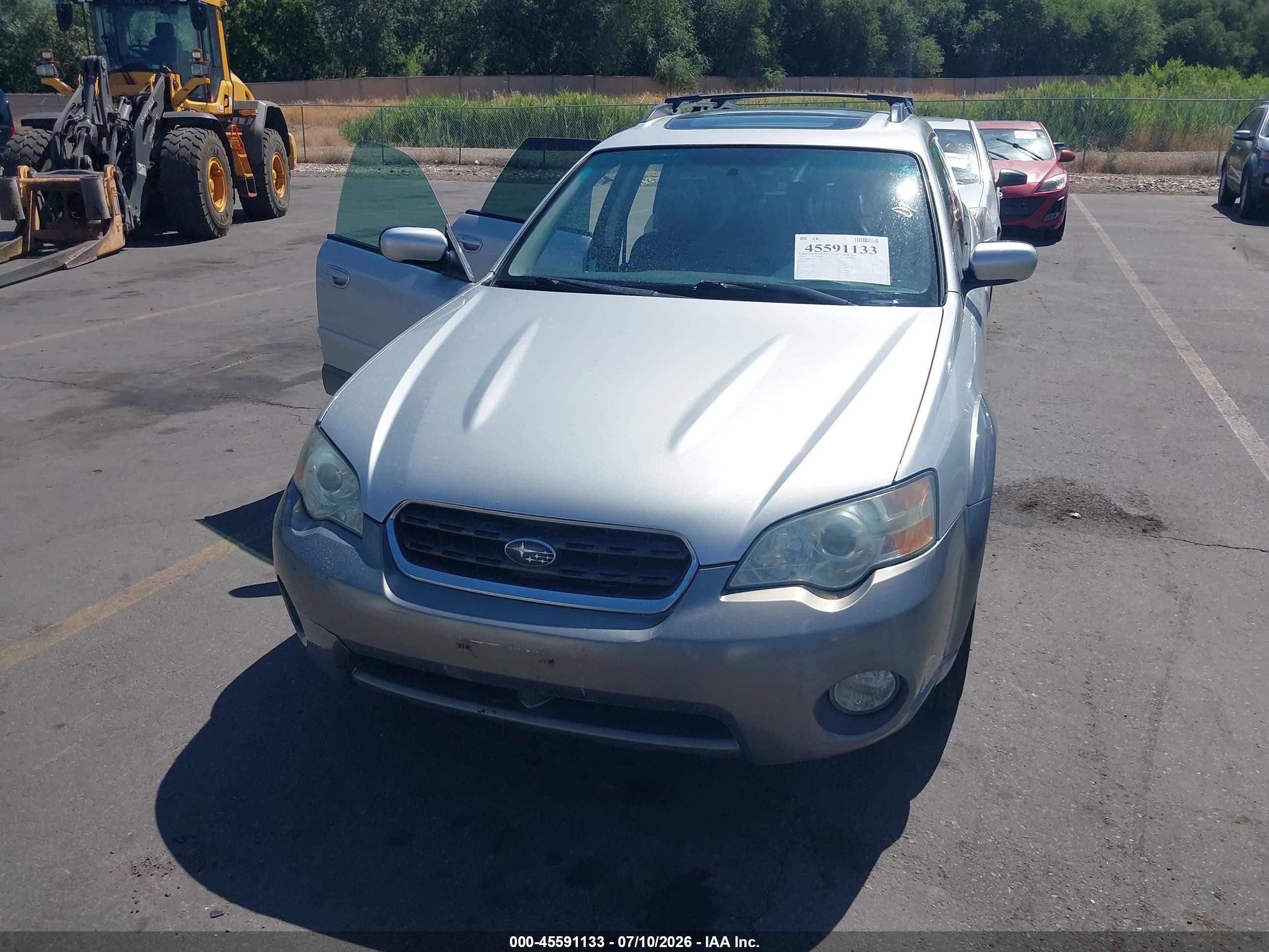 2006 Subaru Outback 2.5i Limited Silver vin: 4S4BP62C967363701