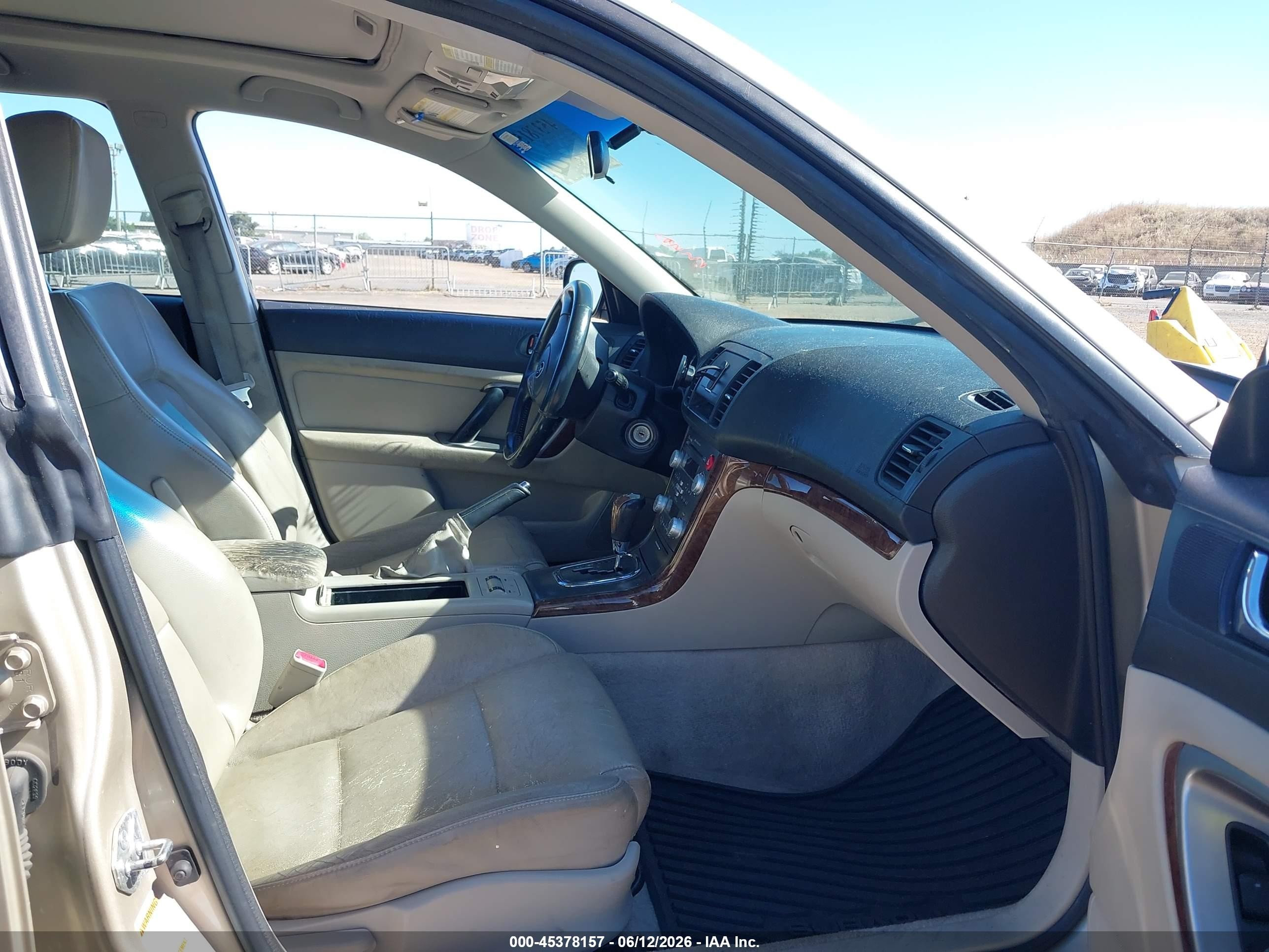2008 Subaru Outback 2.5i Limited/2.5i Limited L.l. Bean Edition Gold vin: 4S4BP62C987357111