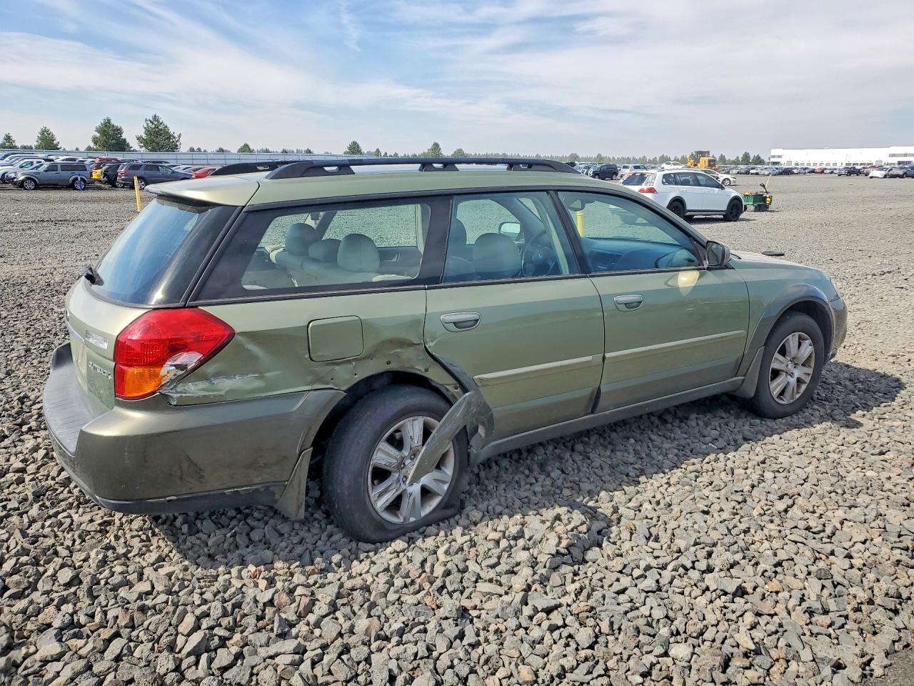 2005 Subaru Legacy Outback 2.5i Limited Green vin: 4S4BP62CX57300895